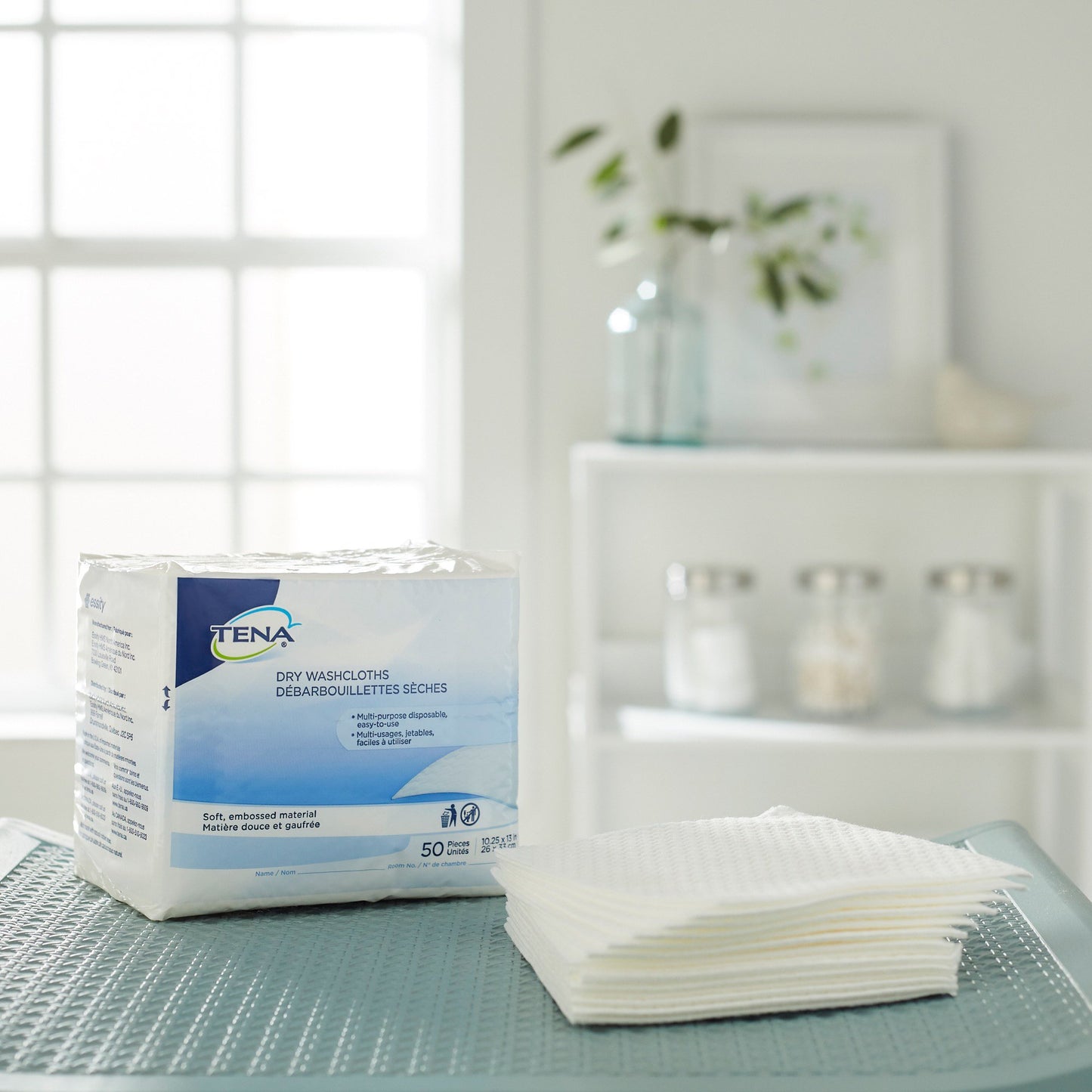 WIPE, DRY TENA 10X13