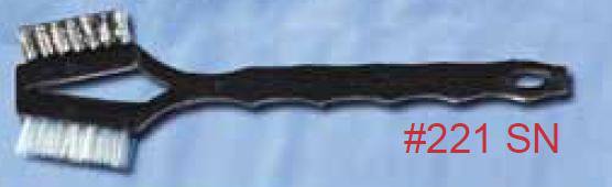 BRUSH, DBL SIDED NYLON 3X7HLTMRK