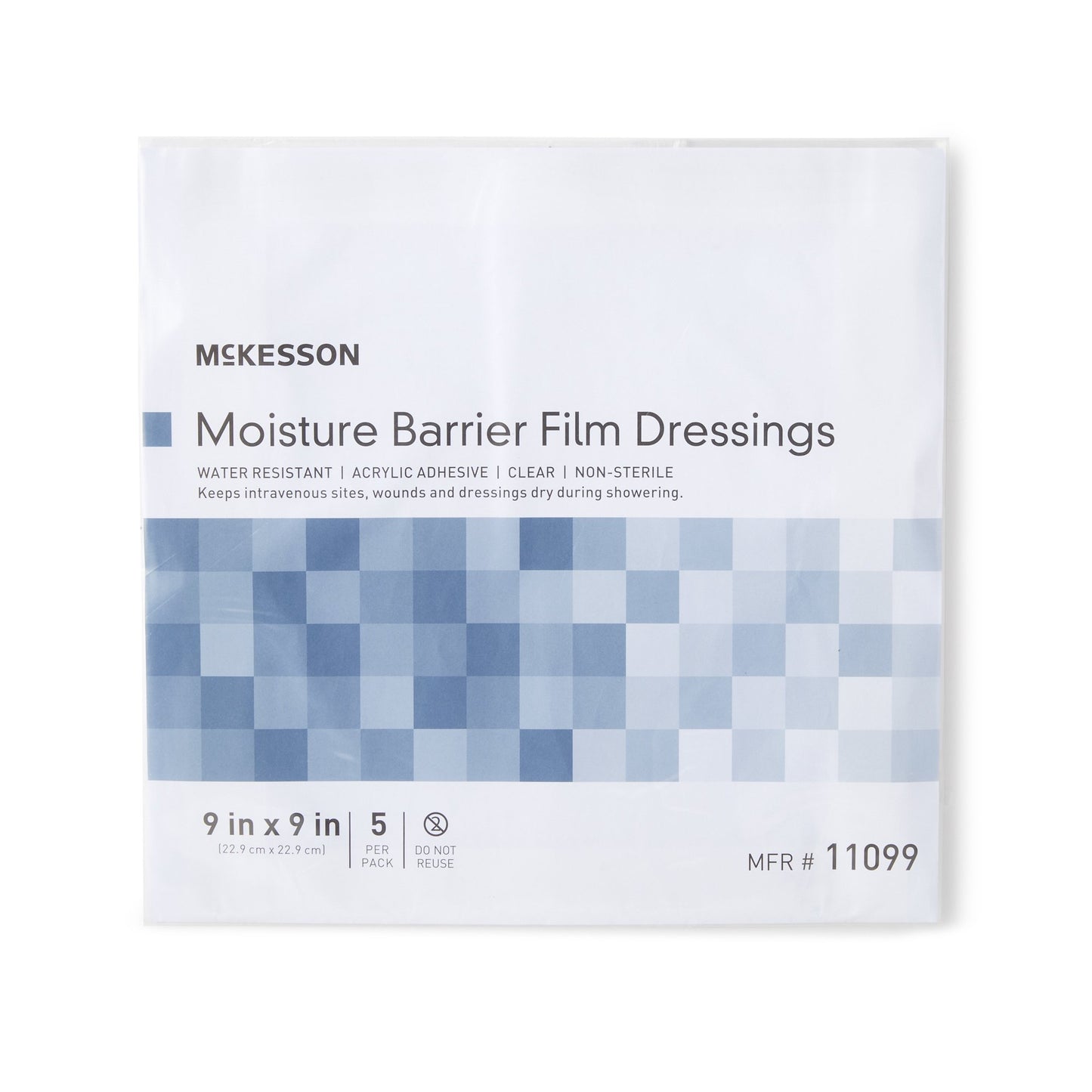 DRESSING, MOISTURE BARRIER 9"X9"