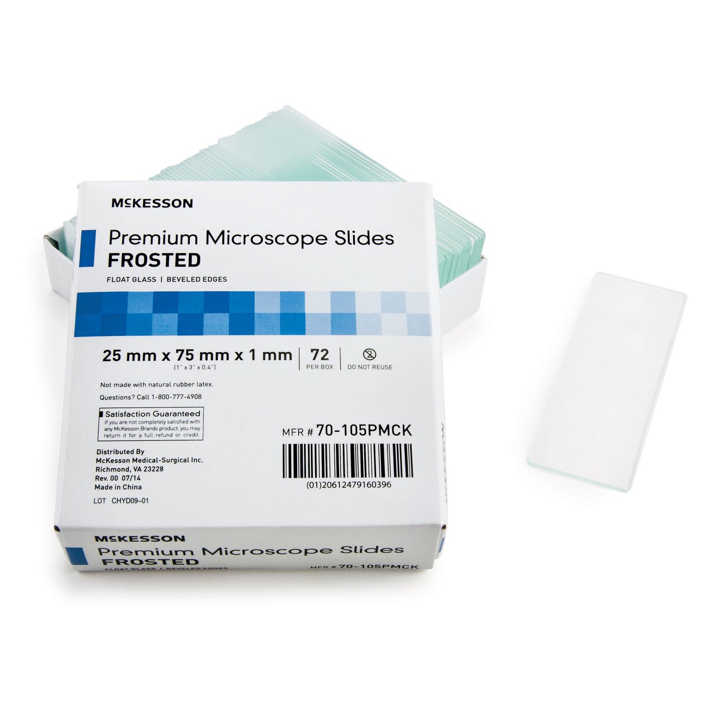 SLIDE, FROSTED PREMIUM 25X75X1MM