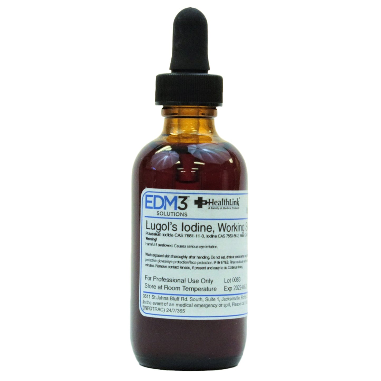 STAIN, LUGOLS .33% DROPPER BTL 2OZ BICINF