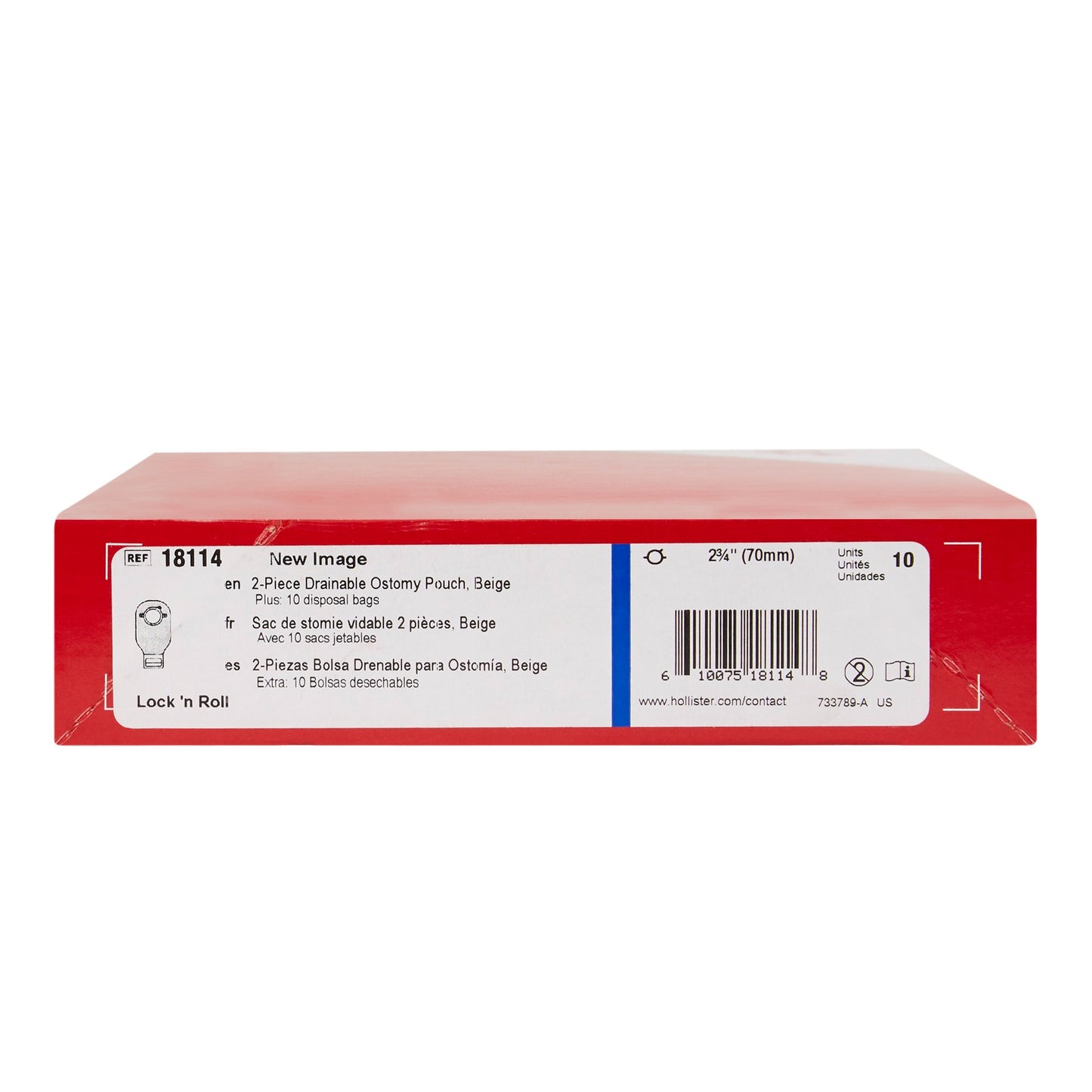 POUCH, DRN TRANSP 70MM 2 3/4"
