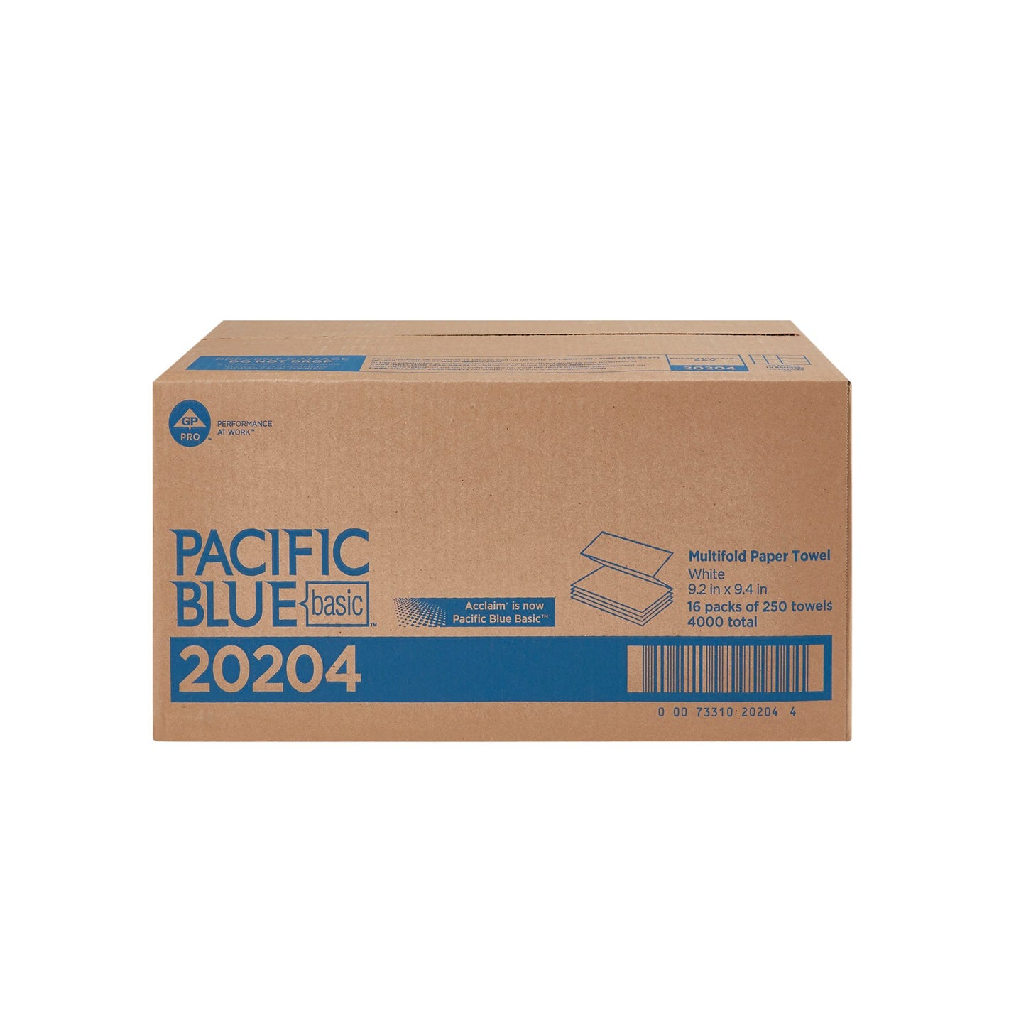 TOWEL, PAPER MULTI-FOLD WHT