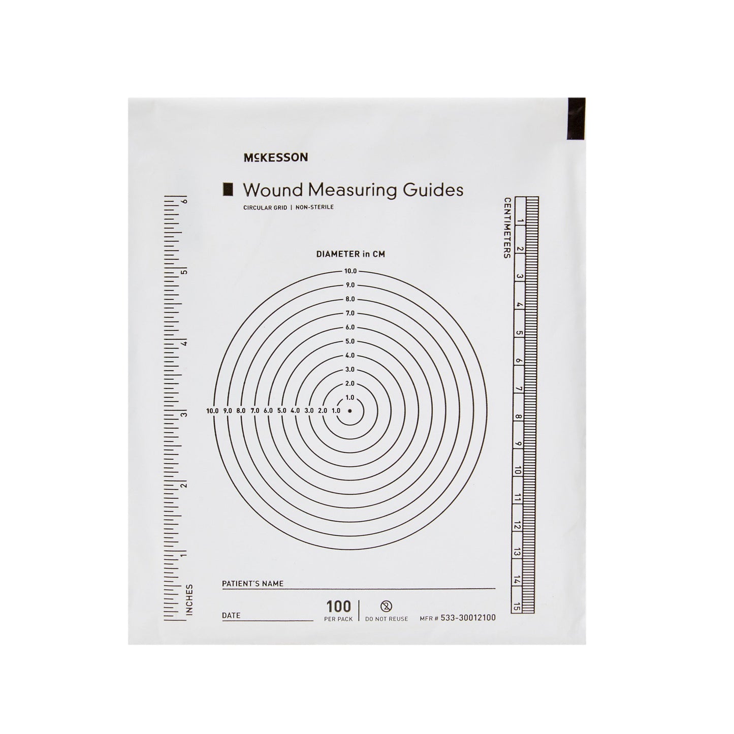 GUIDE, WND MEAS PLAS SHEET CMCIRC SCALE