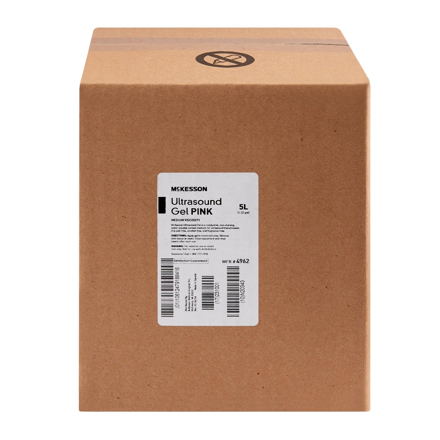 GEL, ULTRASOUND PNK 5L