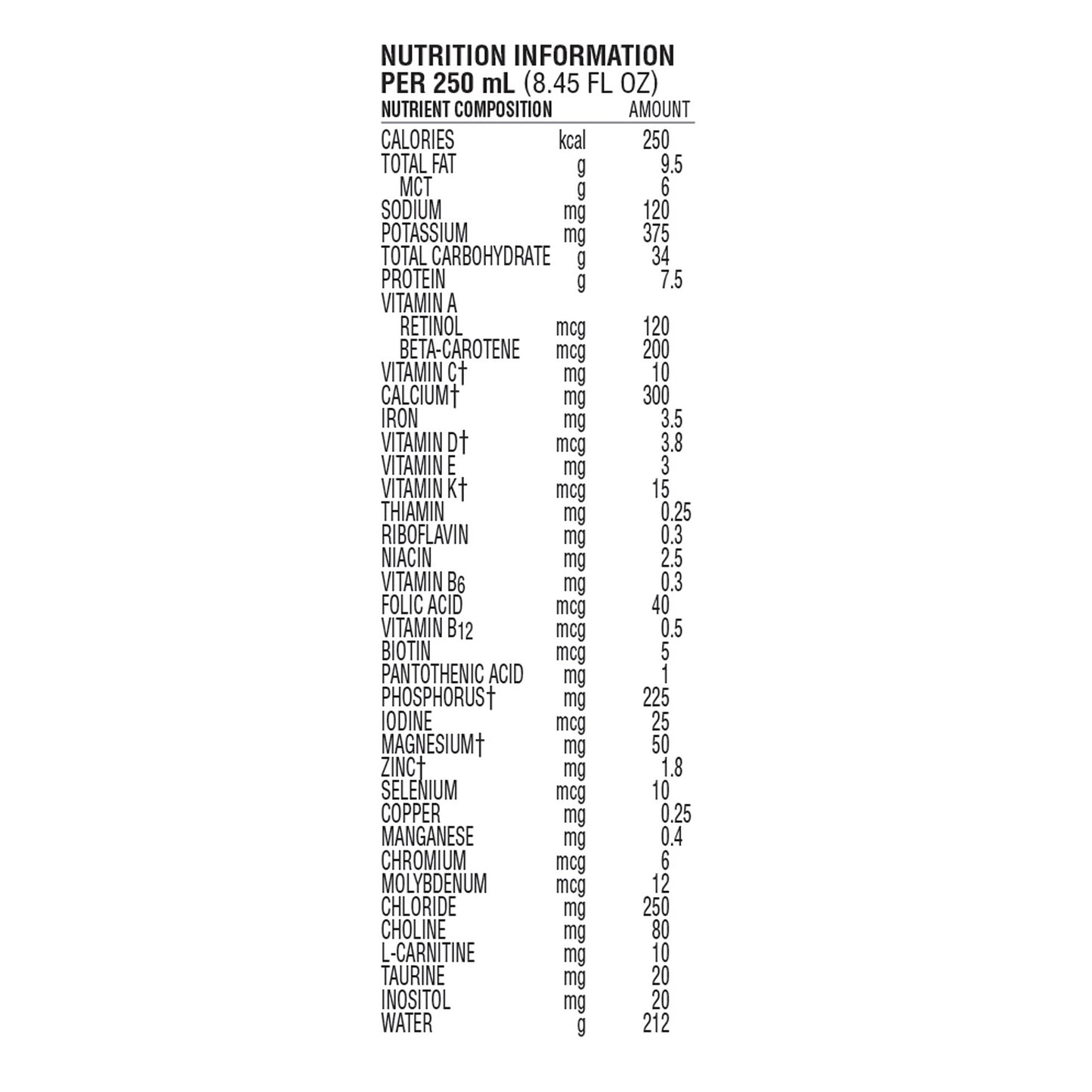 PEPTAMEN JR, VAN 250ML