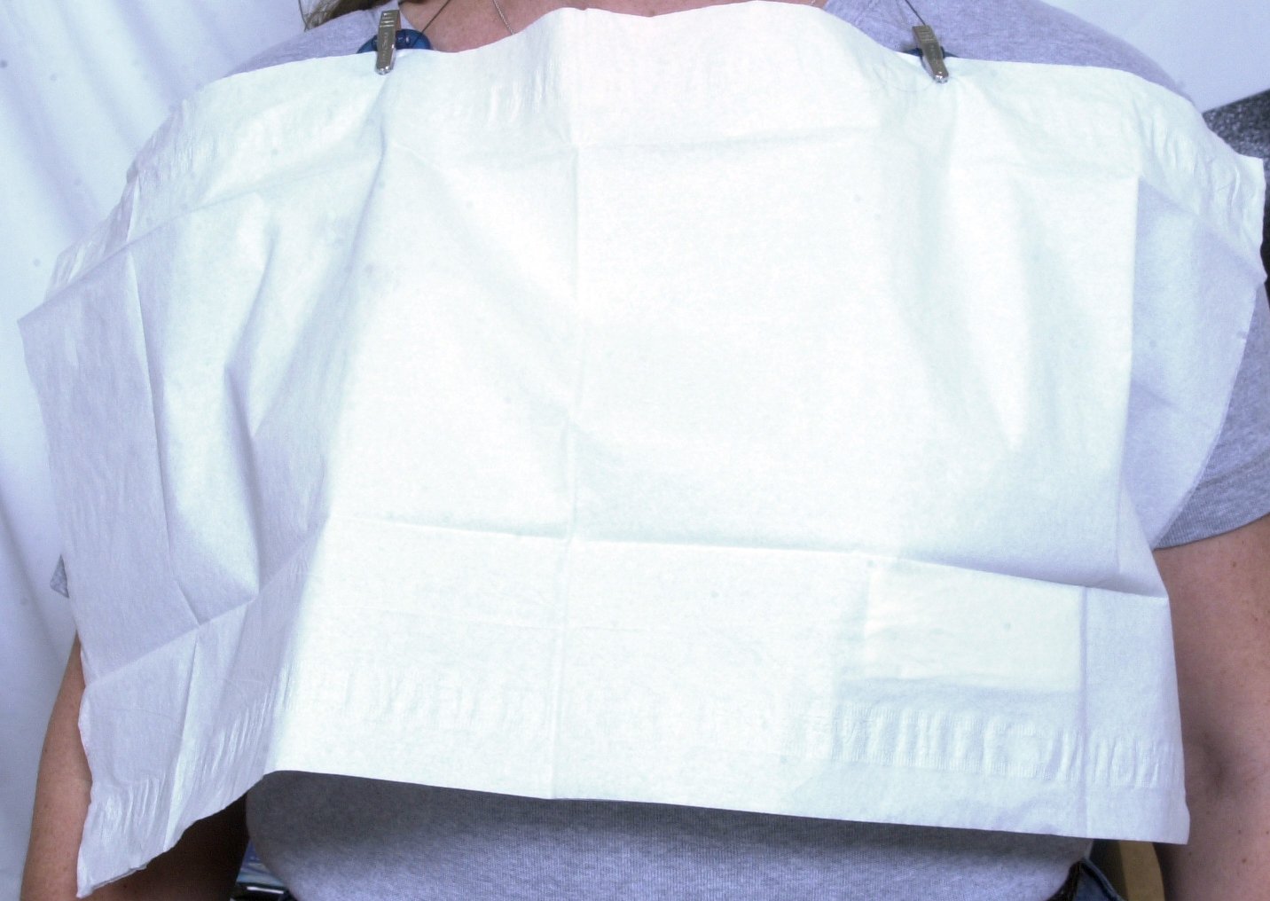 DRAPE, BREAST 3PLY WHT 12"X24"