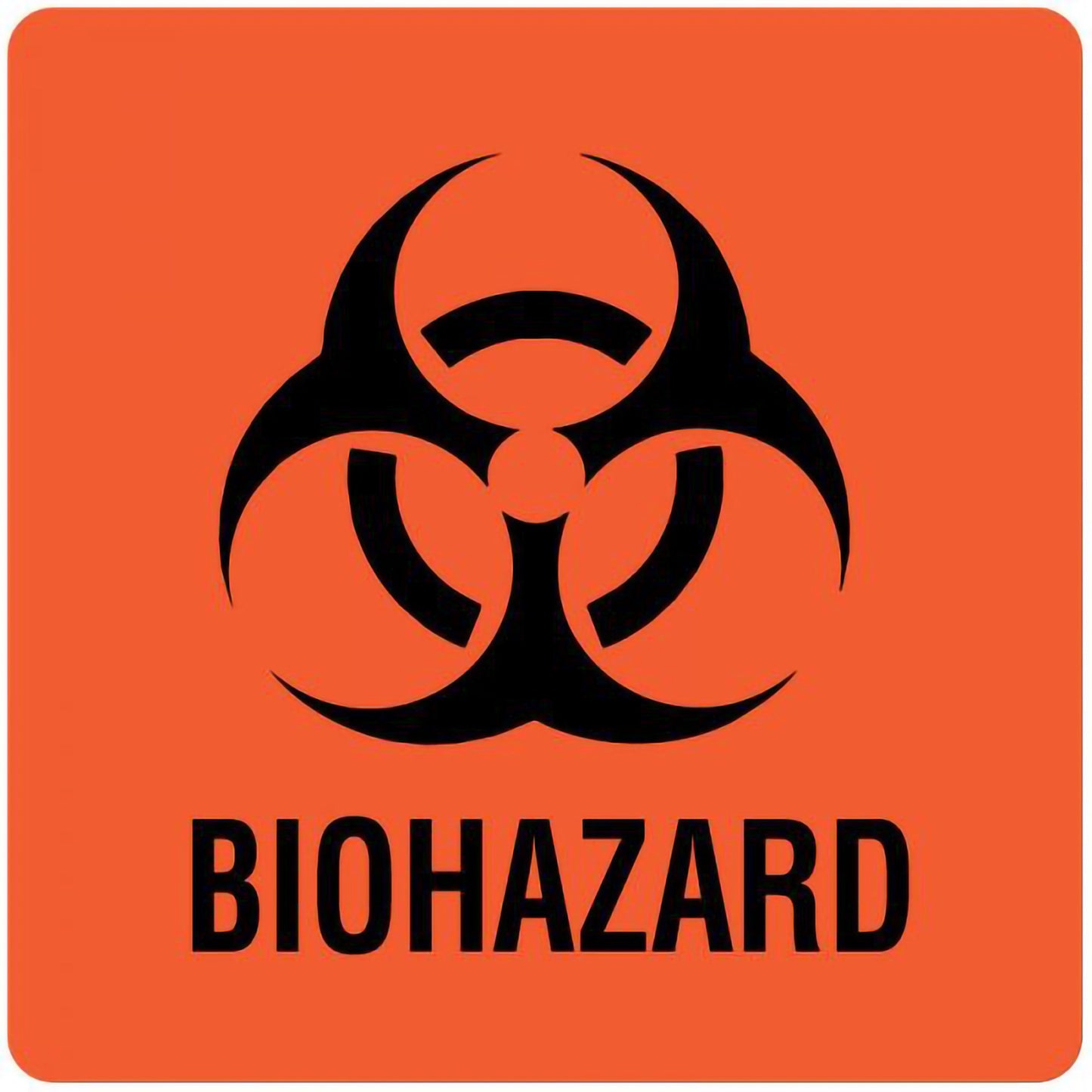 LABEL, BIOHAZARD 3X3