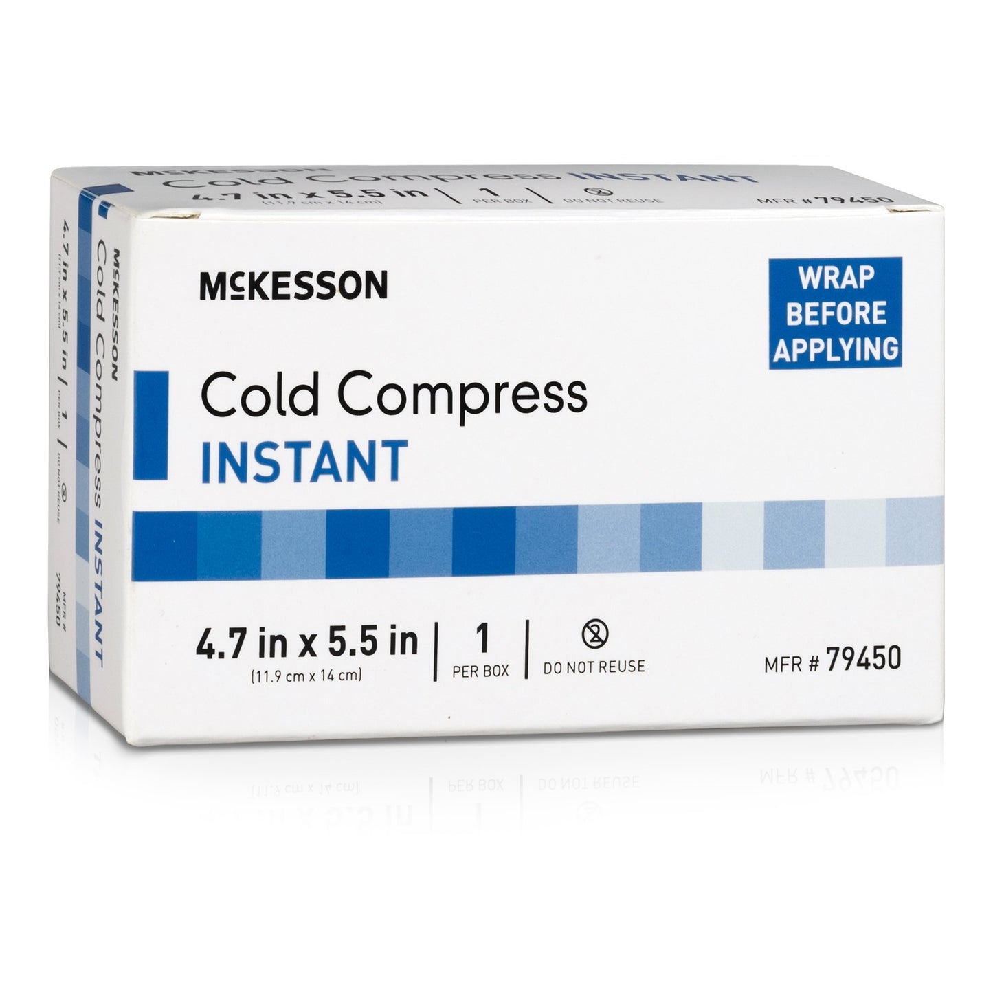 ICE PACK, INSTANT COLD COMPRESX4"