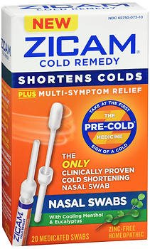 ZICAM COLD NASAL, SWAB (20/BX)