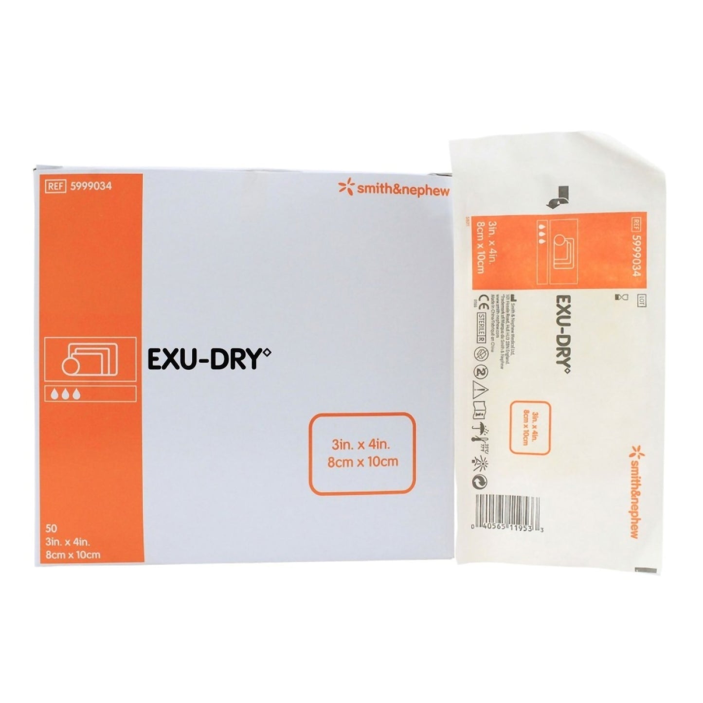 DRESSING, EXU-DRY 3"X4" FULL