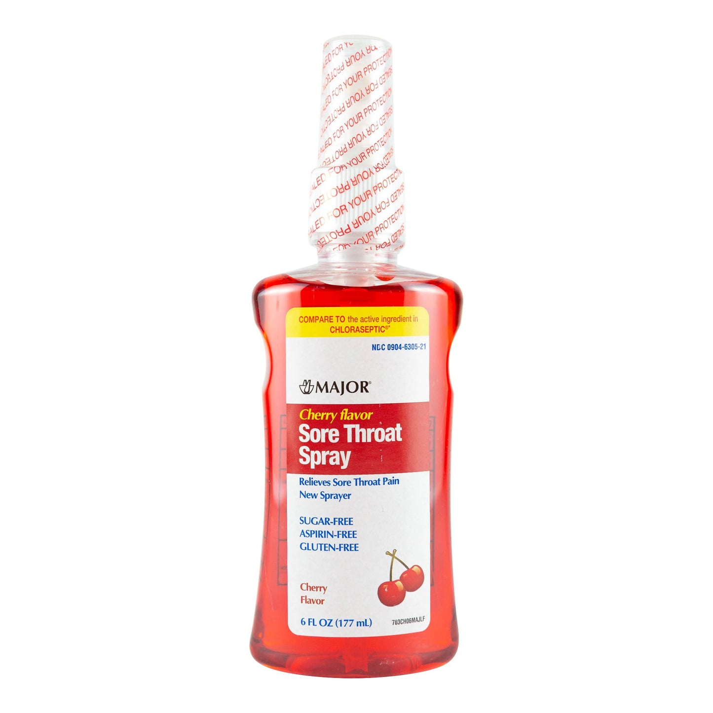 SORE THROAT SPRAY, LIQ CHERRY1.4% 6OZ