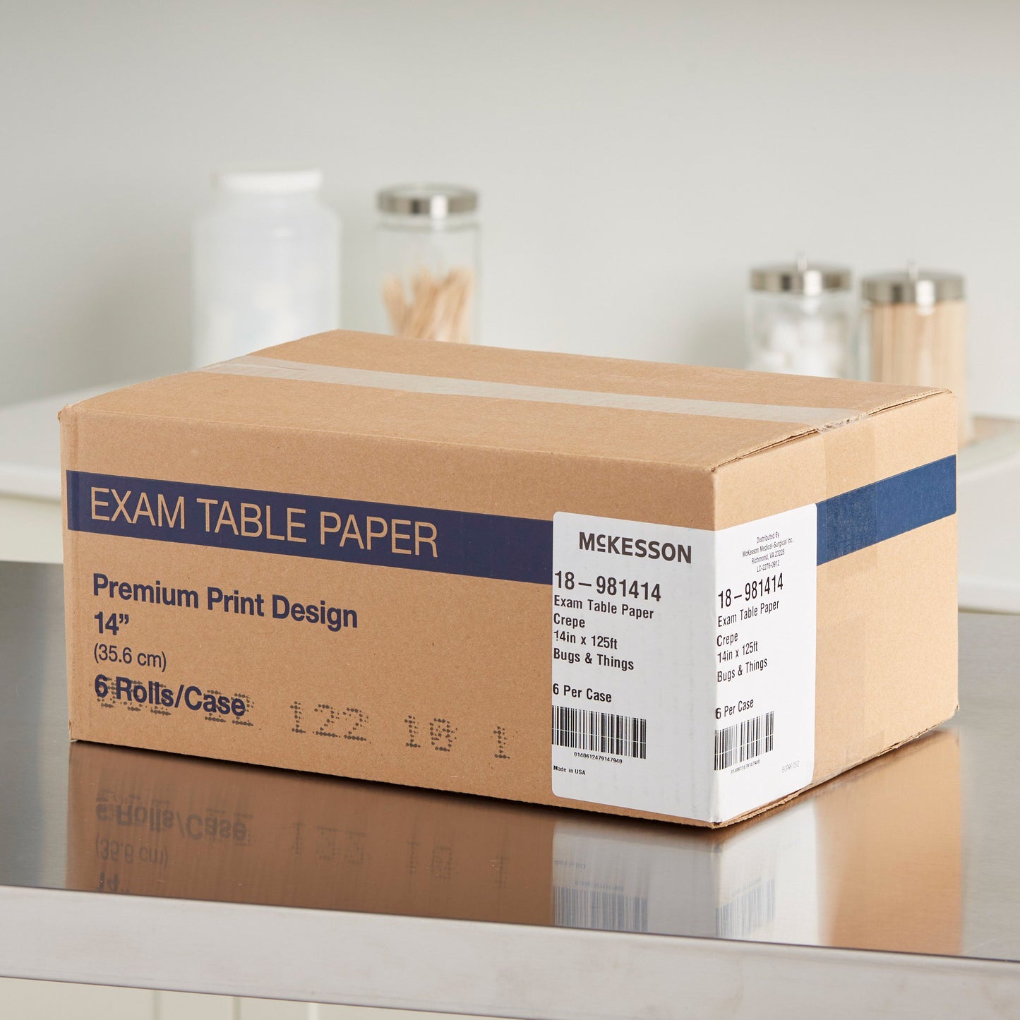 PAPER, TABLE CREPE BUGS PRNT 14"X125'