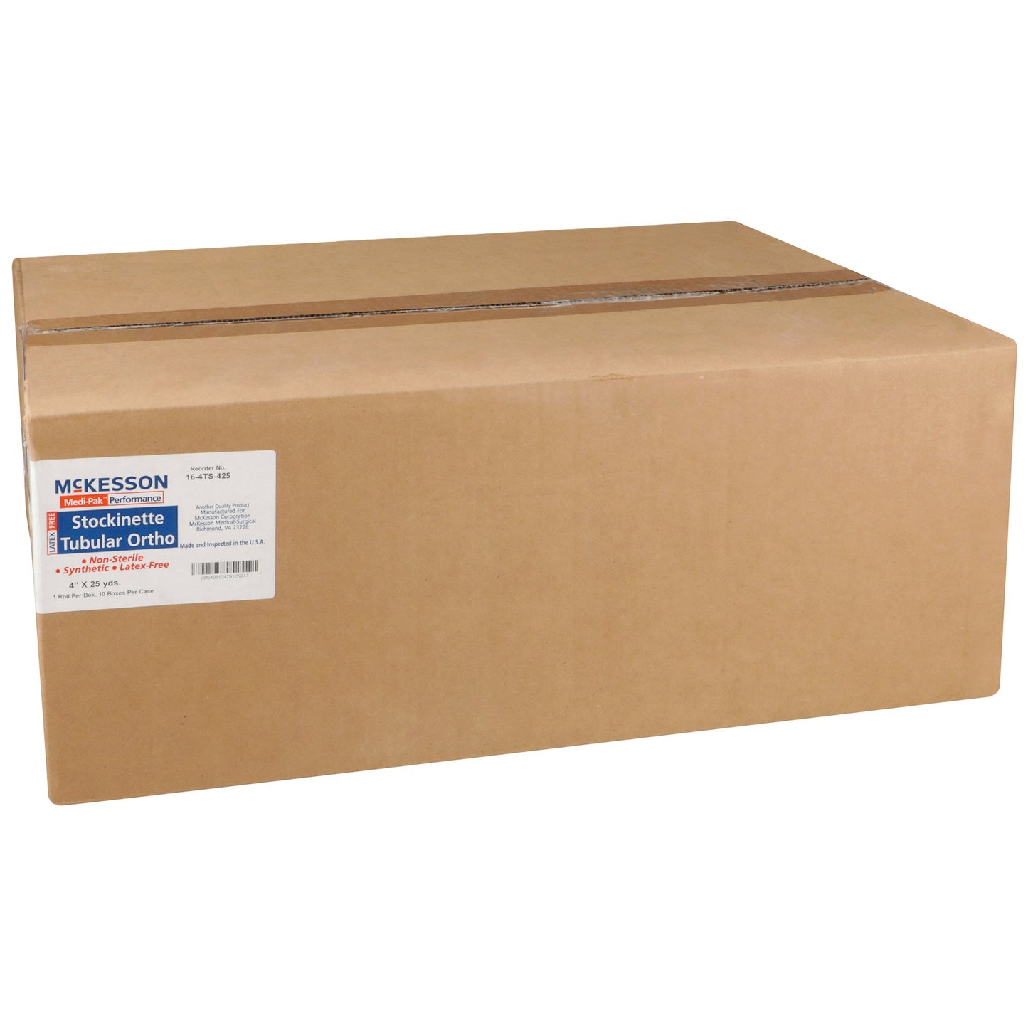 STOCKINETTE, TUBE POLY 4"X25YD
