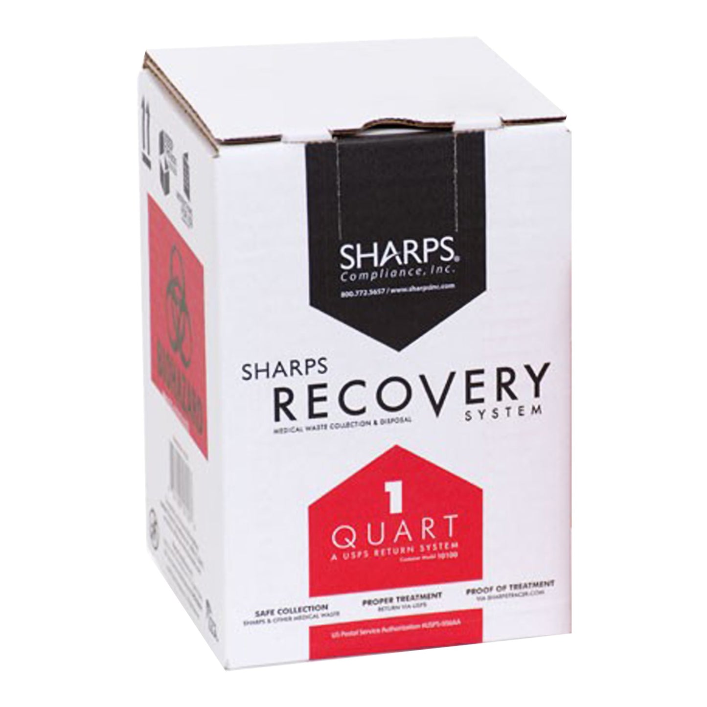 CONTAINER, SHARPS MAILBACK 1QT