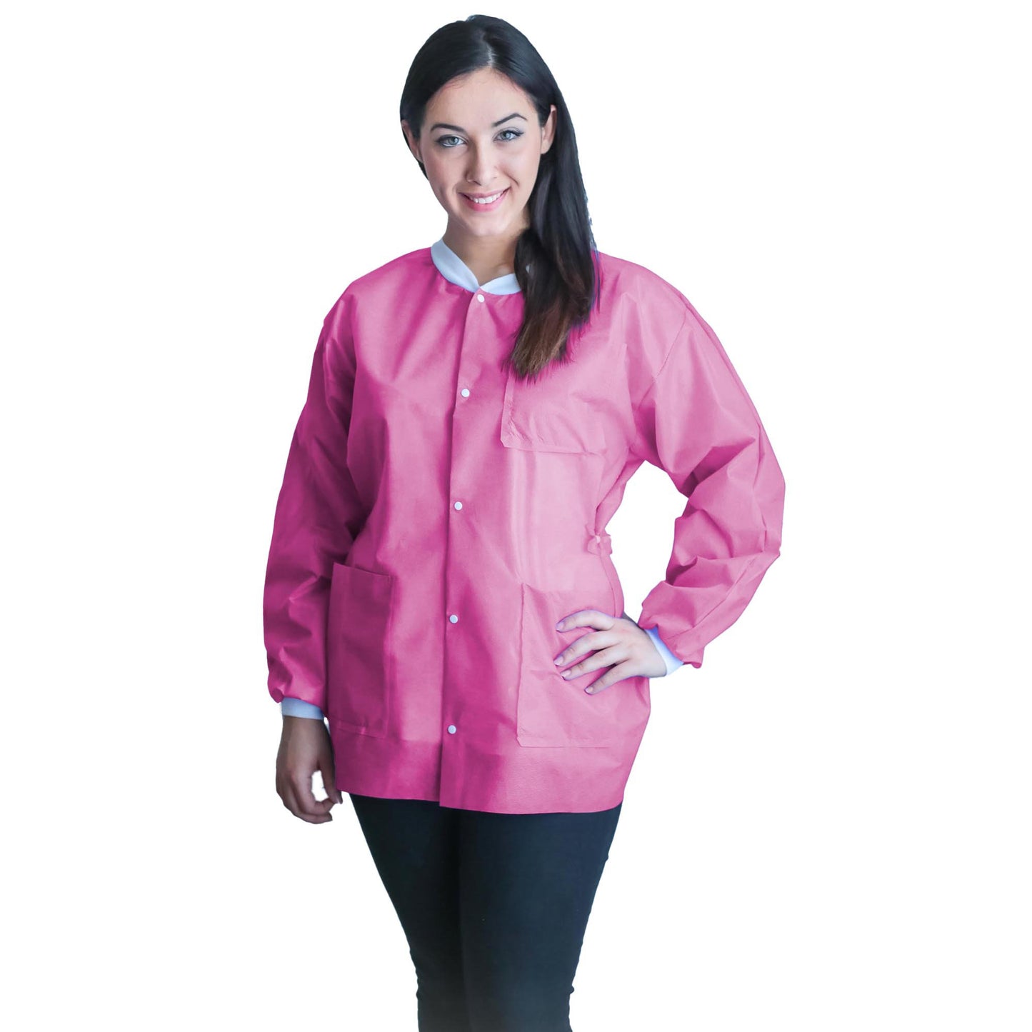 COAT, LAB FITME RASPBERRY PNKSM
