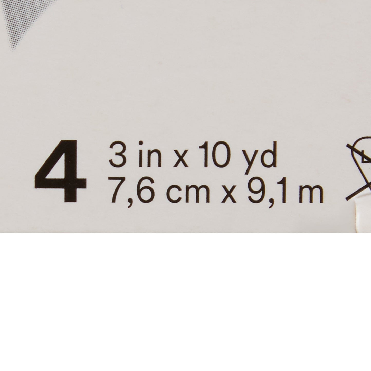 TAPE, ADHSV DURAPORE 3"X10YDS