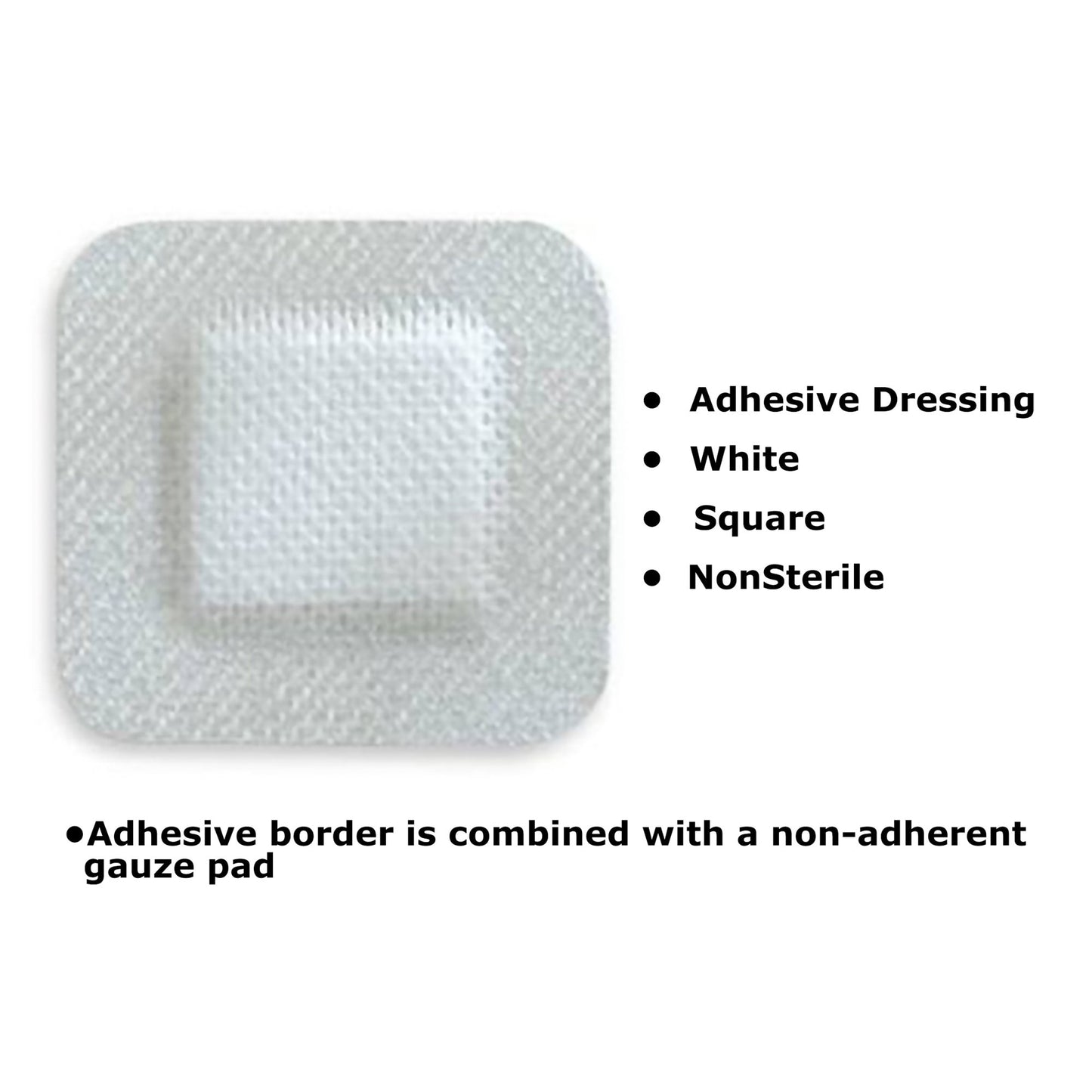 DRESSING, ISLAND BORDER-GAUZEN/S LF 4"X4"