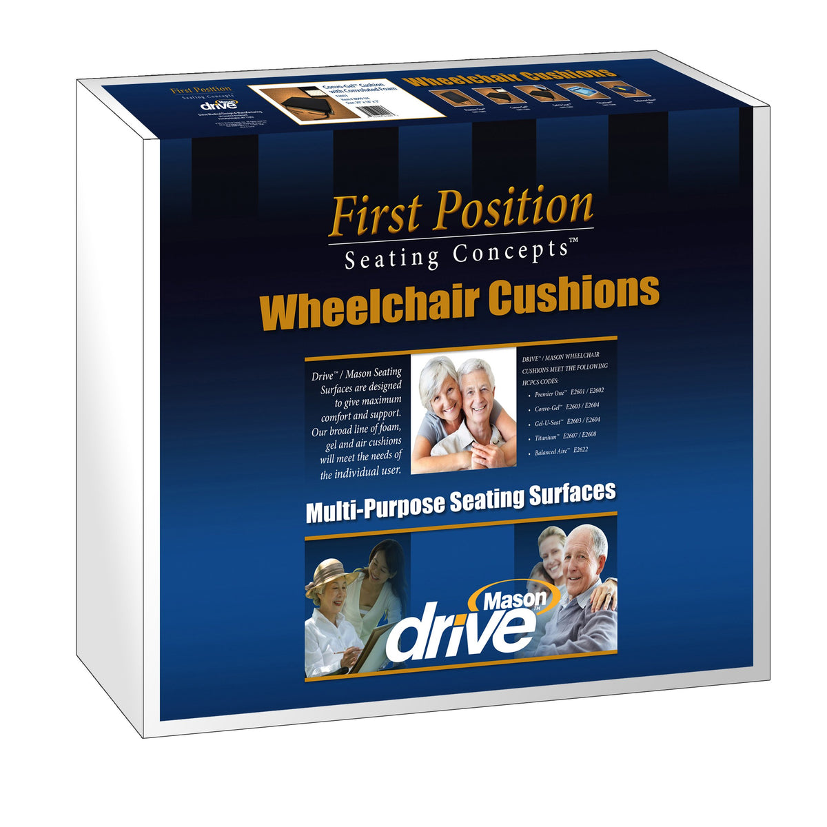 CUSHION, PREMIER ONE F/WHEELCHAIR 20"X16"X3"