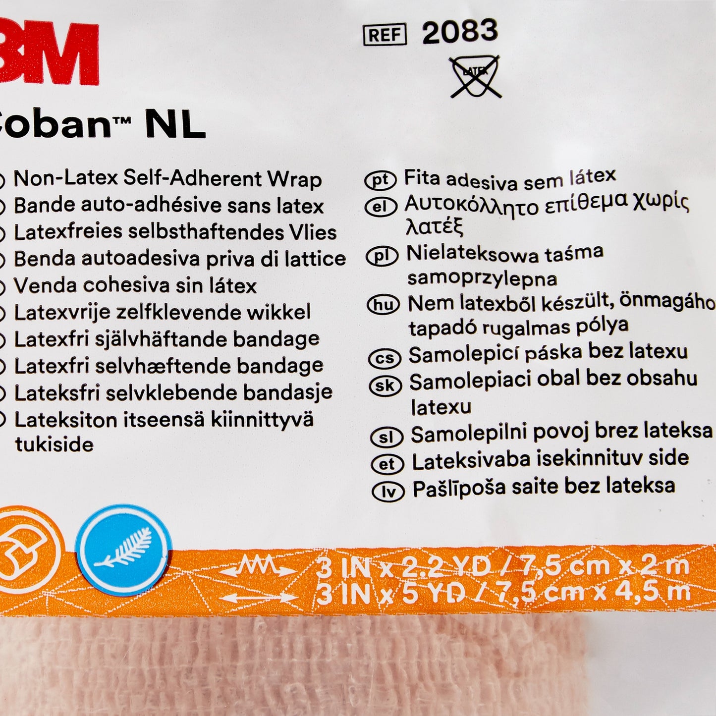 BANDAGE, COBAN LF 3"X5YDS