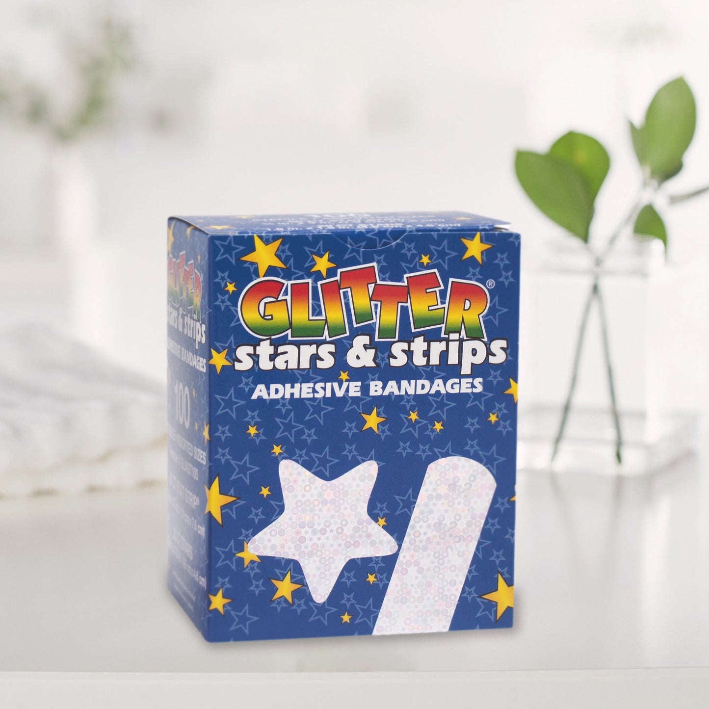 BANDAGE, GLITTER STRIPS 3/4"X3"