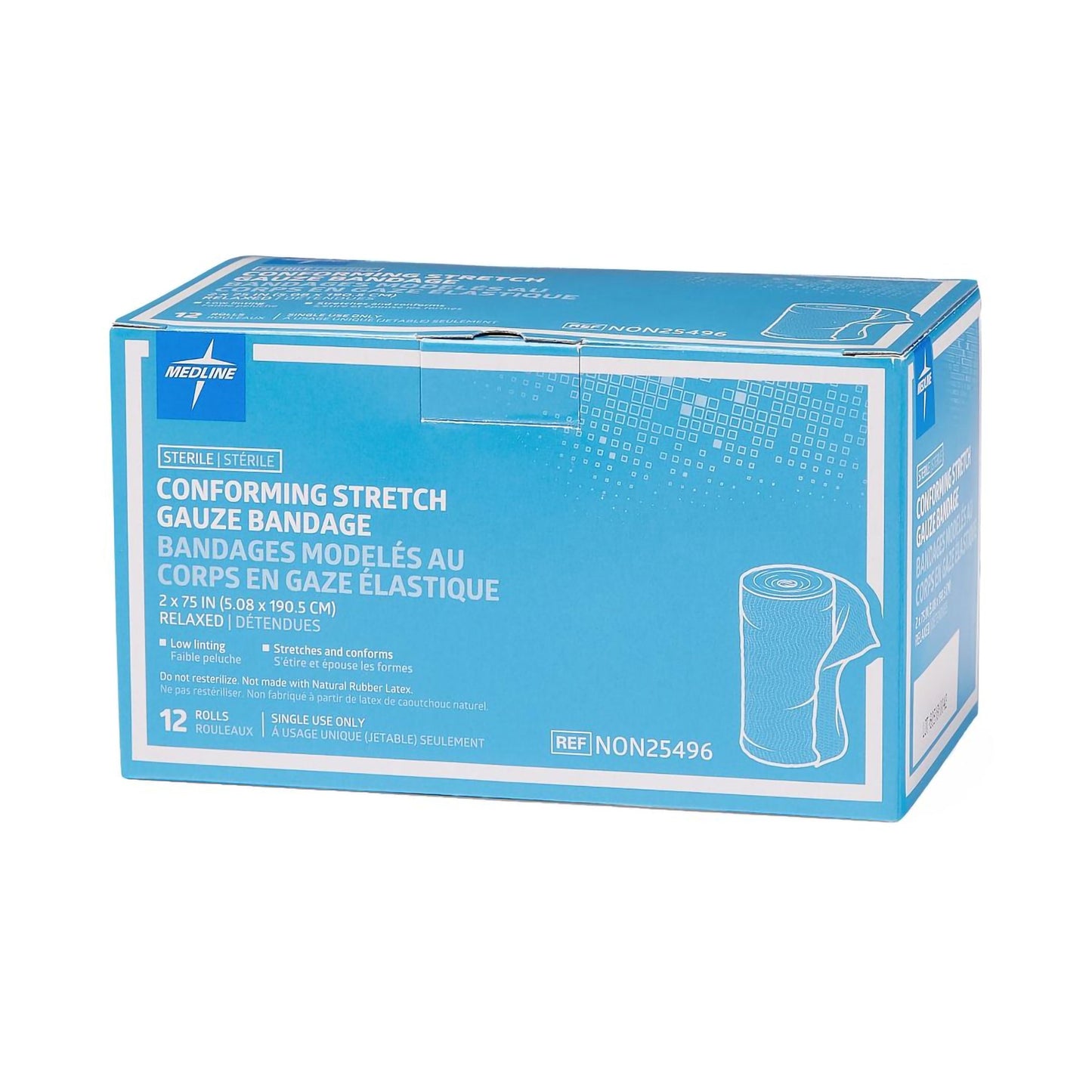 GAUZE, SOFTFORM ROLL STR LF 2"X75"