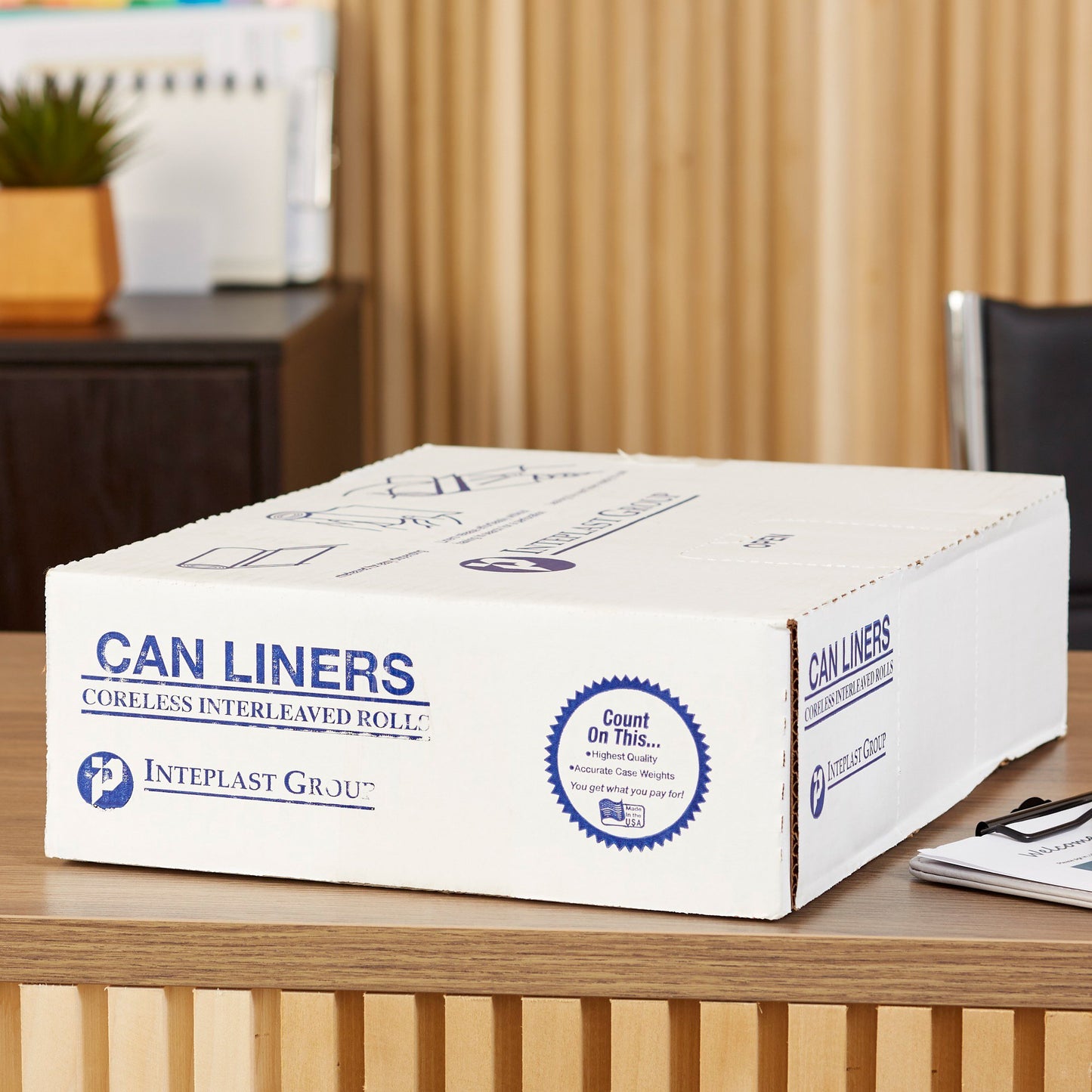 LINER, CAN CLR 12MIC 40"X48"40-45GL