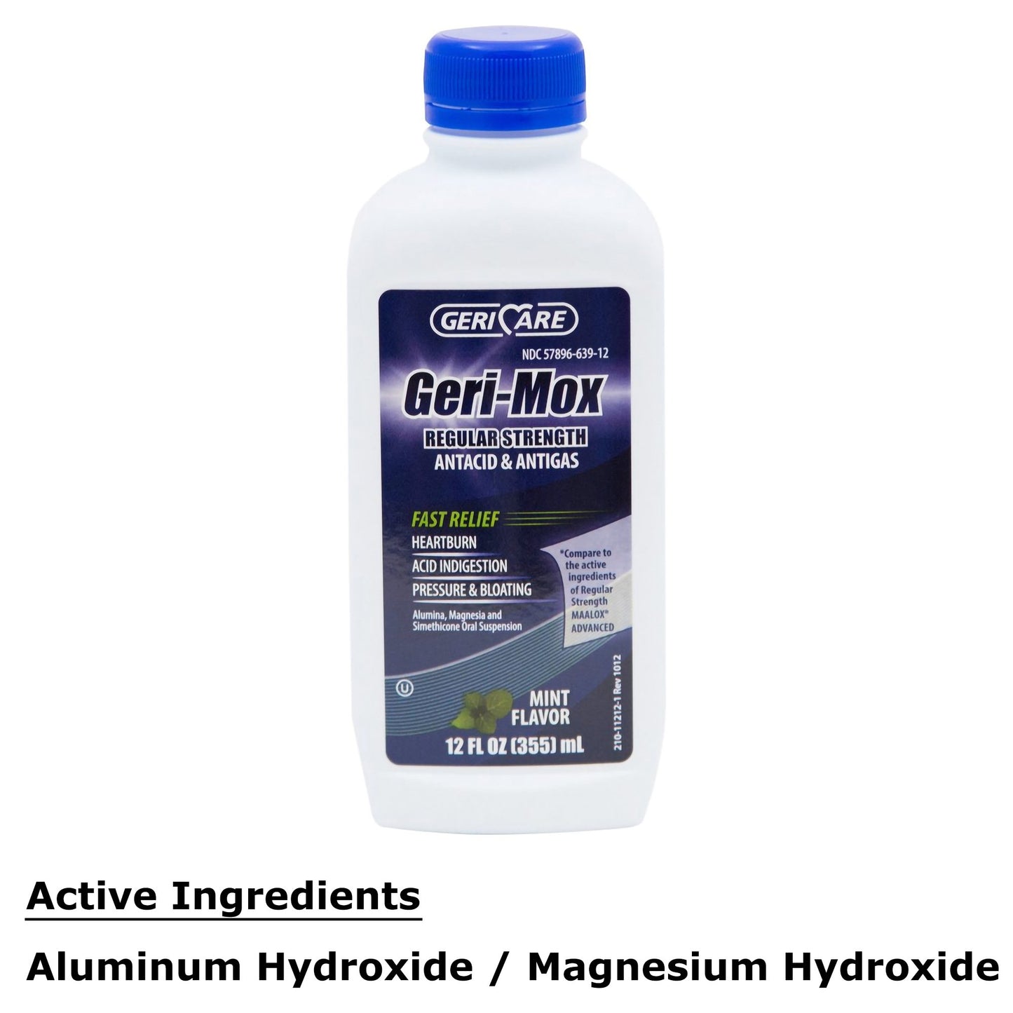ANTACID, LIQ GERI-MOX ANTIGASREG STRNTH MINT 12OZ