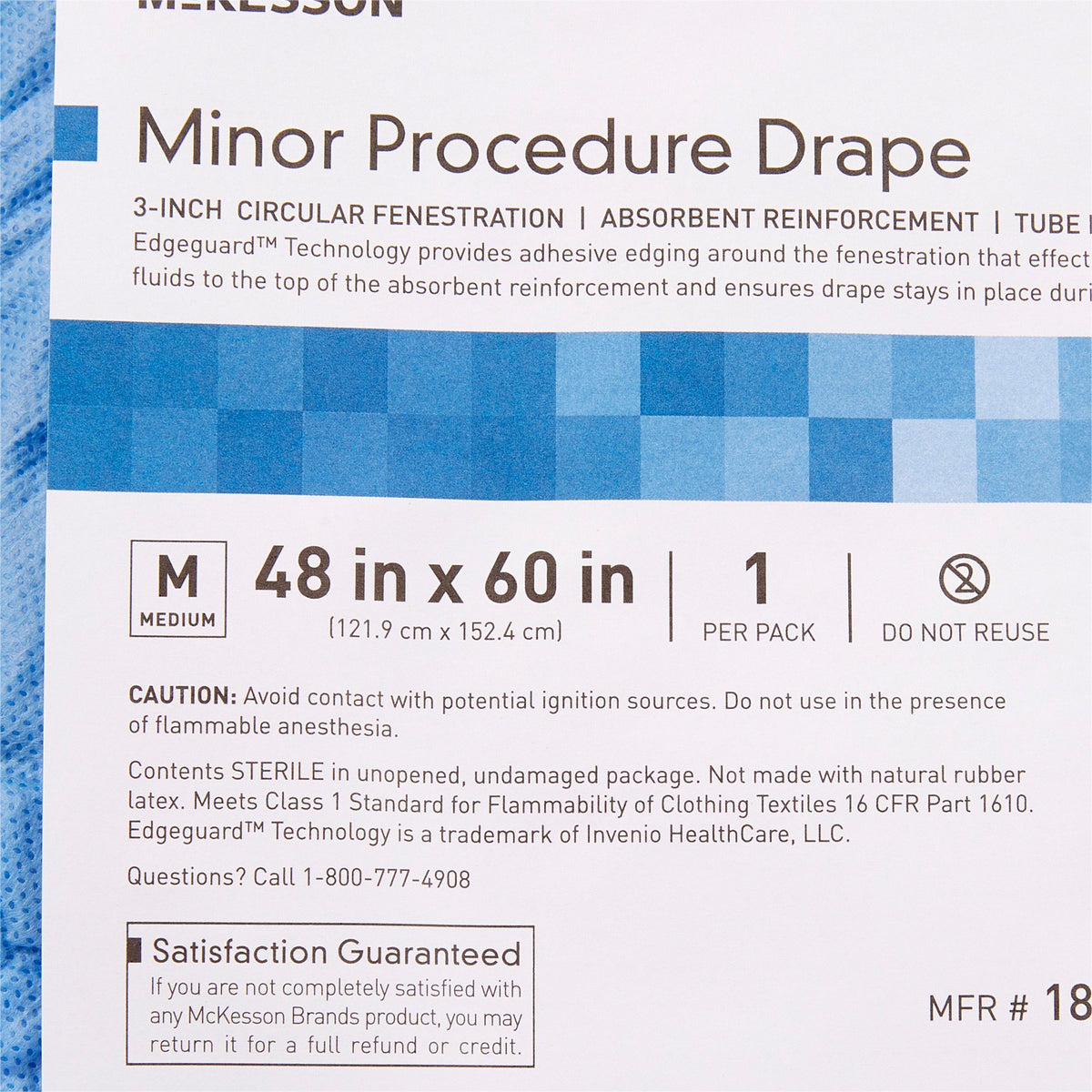 DRAPE, SURGICAL MINOR PROC STR48"X60"