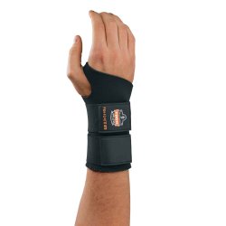 WRIST SUPPORT, AMBIDEXTROUS PROFLEX 675 DBL STRAP MED ERGDYN