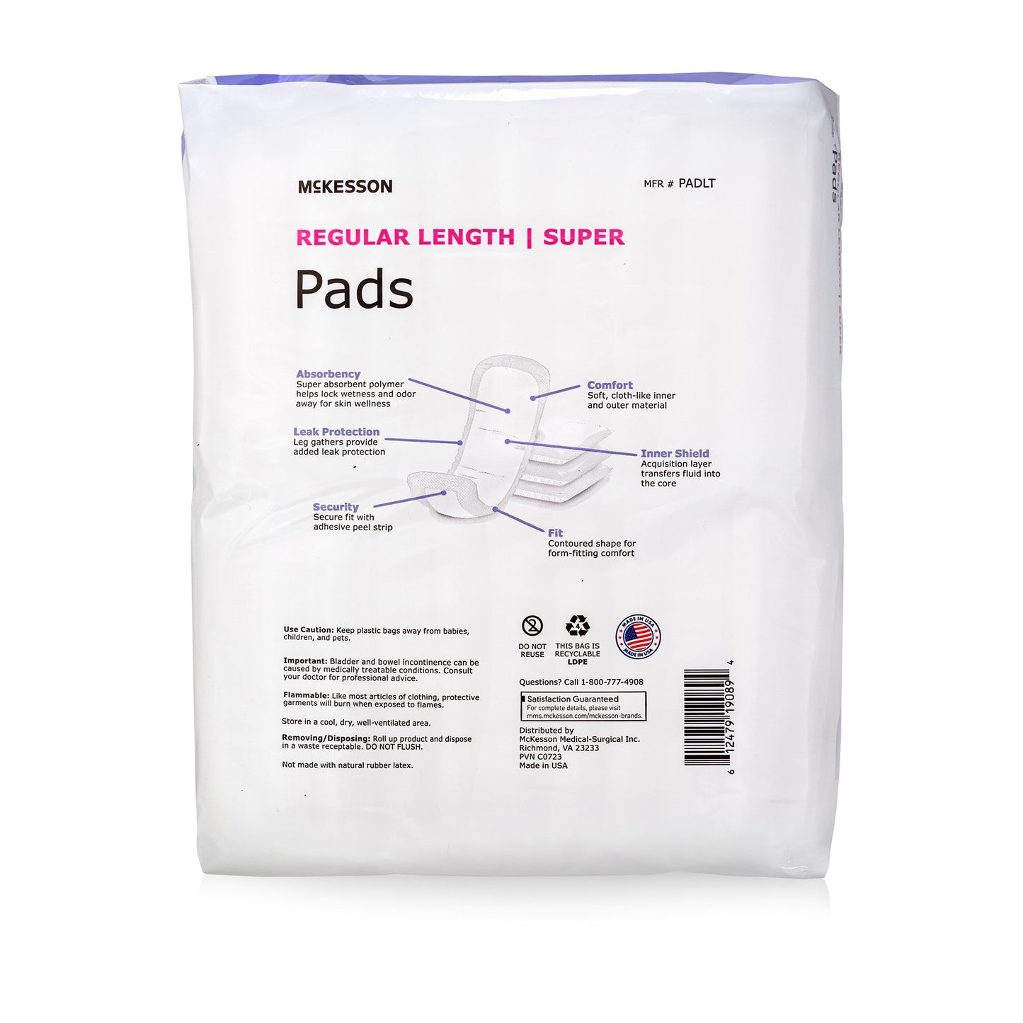 PAD, BLADDER CNTRL MCK CLASSIC