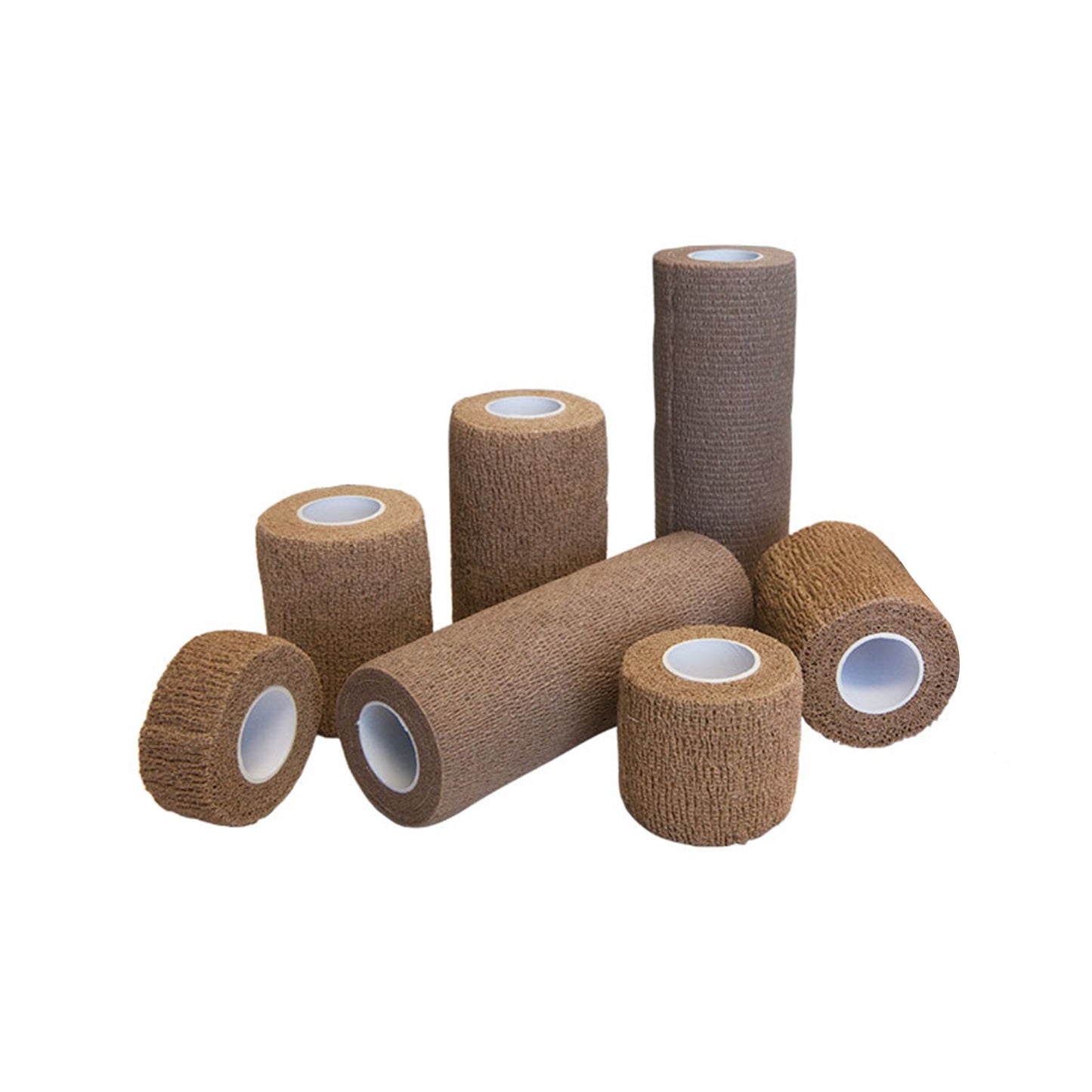 BANDAGE, COHESIVE SELF ADH N/STR TAN 2"X5YDS
