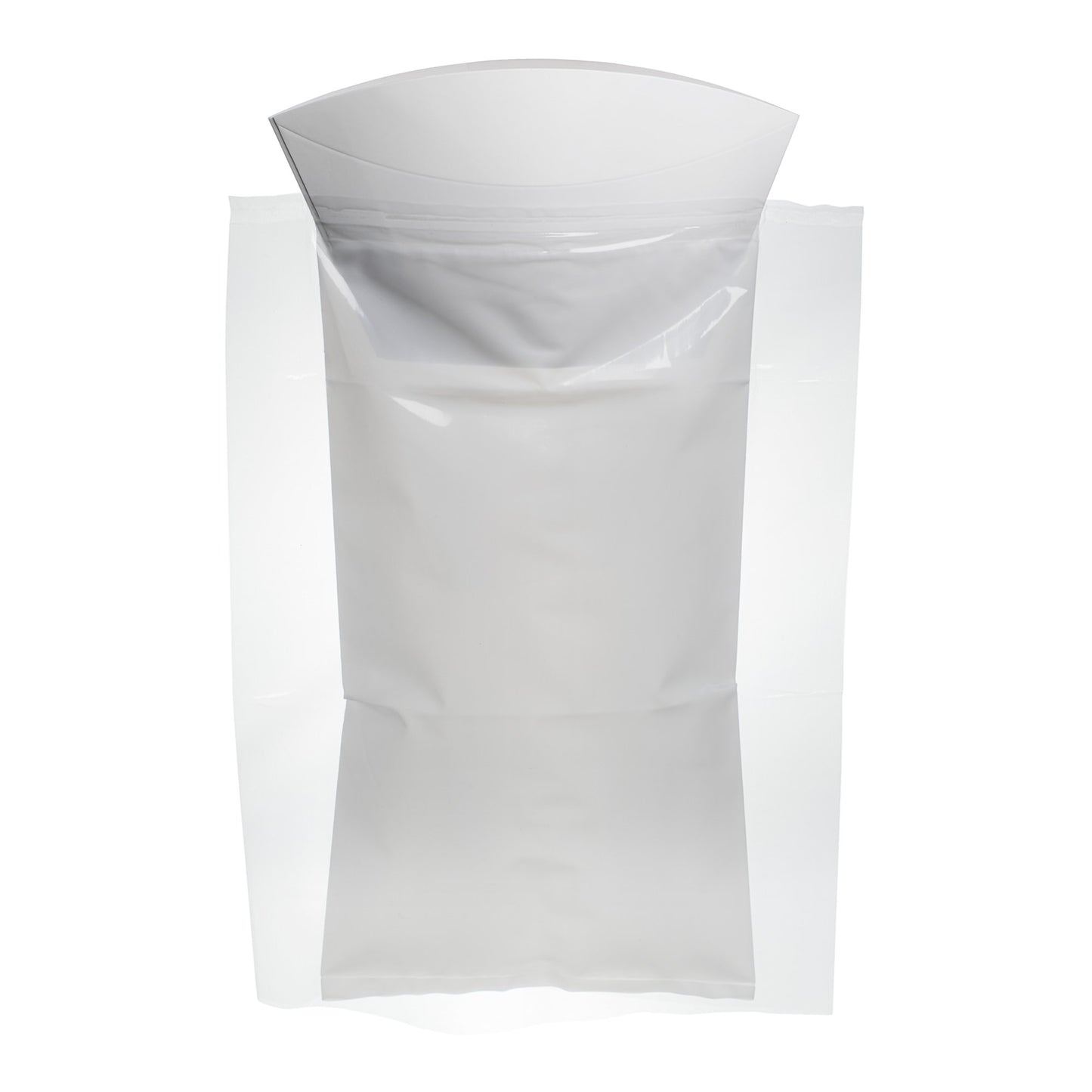 BAG, VOMIT W/HND PROTECTOR WHTOPAQUE 40OZ