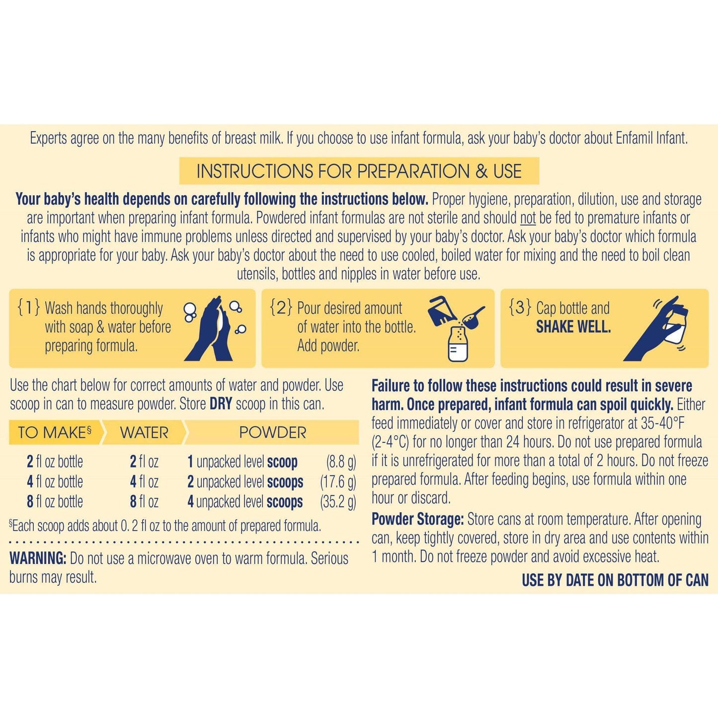 ENFAMIL, INFANT PDR CAN 12.5OZ
