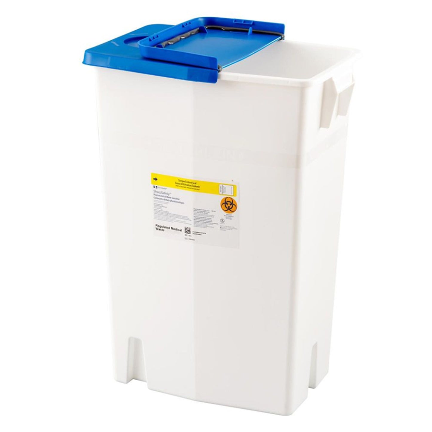 CONTAINER, SHARPS PHARMA WHT/BLU 18GL SAFETY