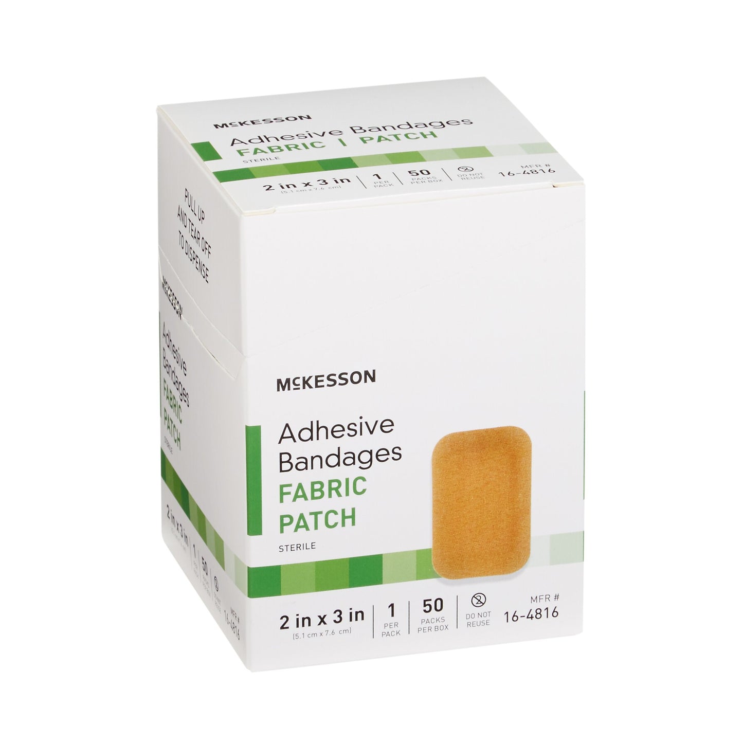 BANDAGE, ADHSV FABR PATCH 2X3