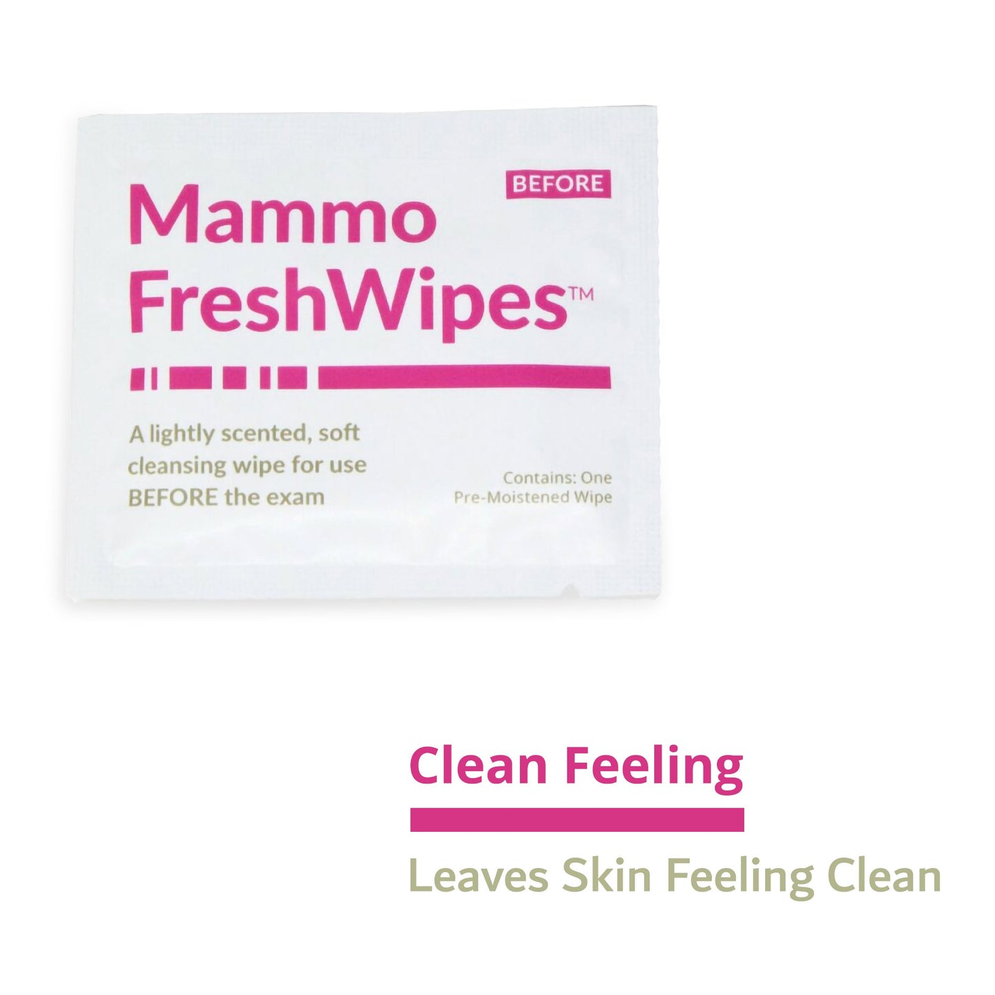WIPE, WET SKIN MAMMOGRAPHY PATIENT