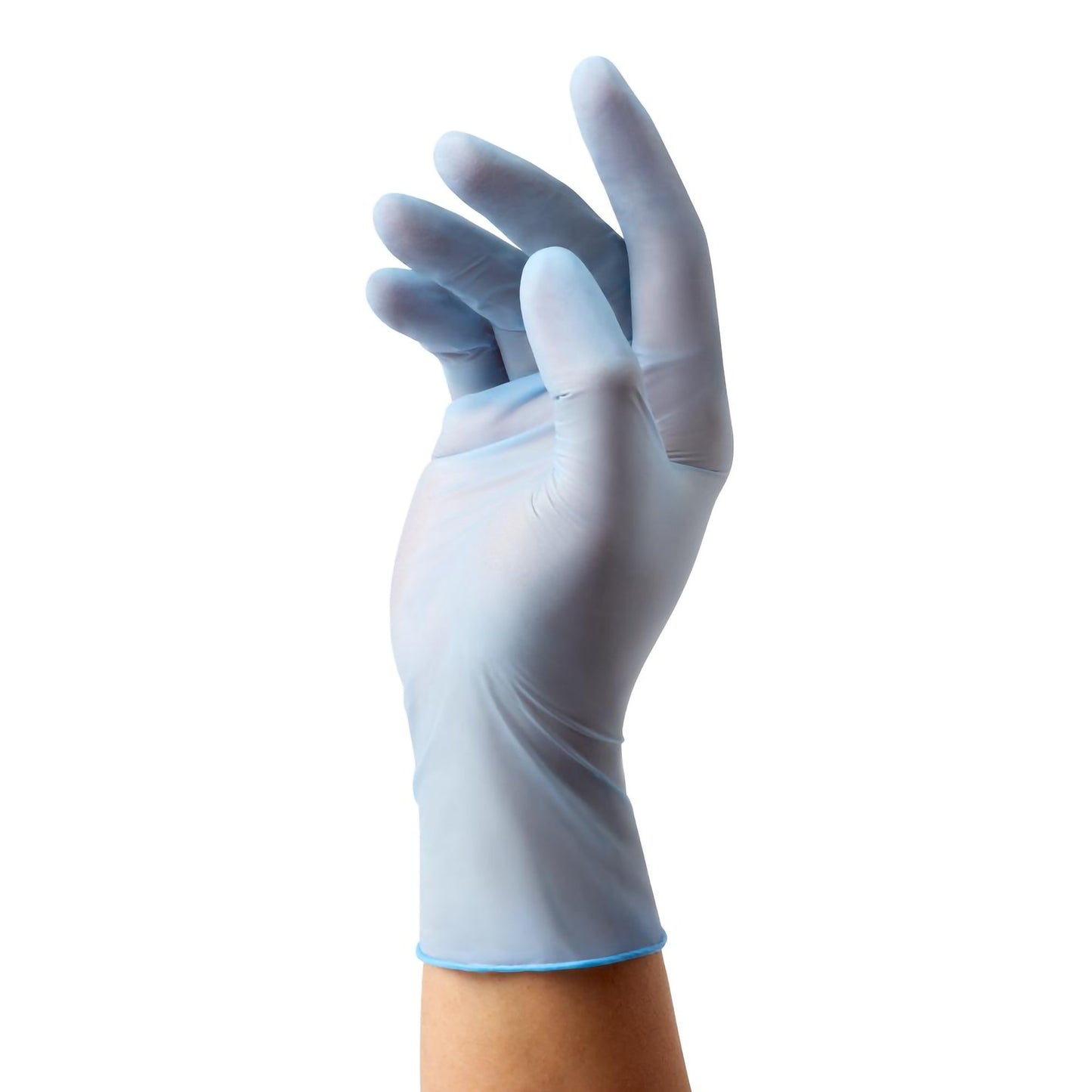 GLOVE, EXAM NITRILE MED N/S BLU