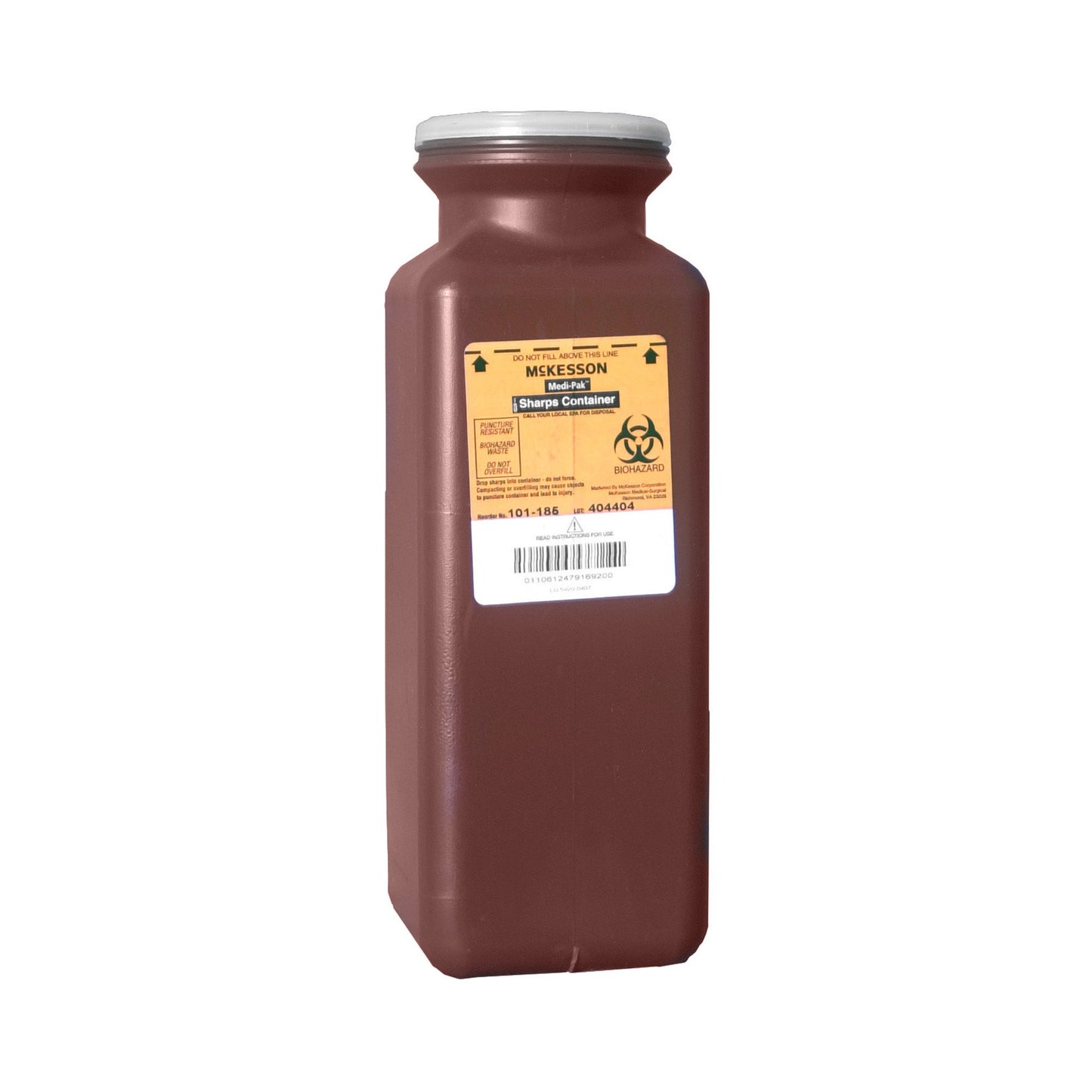 CONTAINER, SHARPS RED 1.7QT TALL TRAY