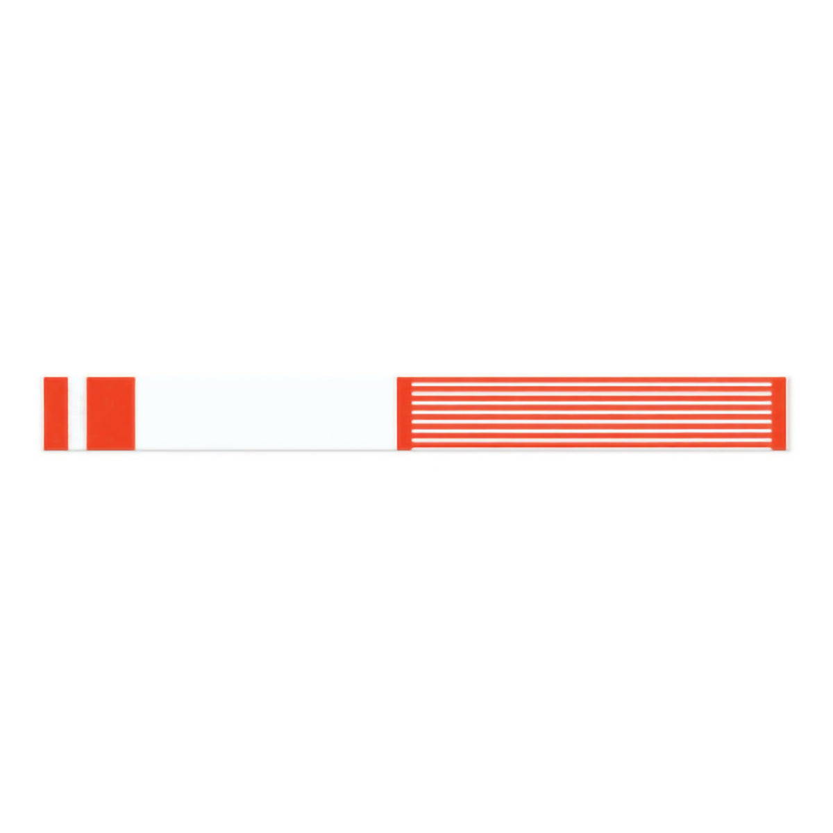 ID BAND, SHORT STAY RED
