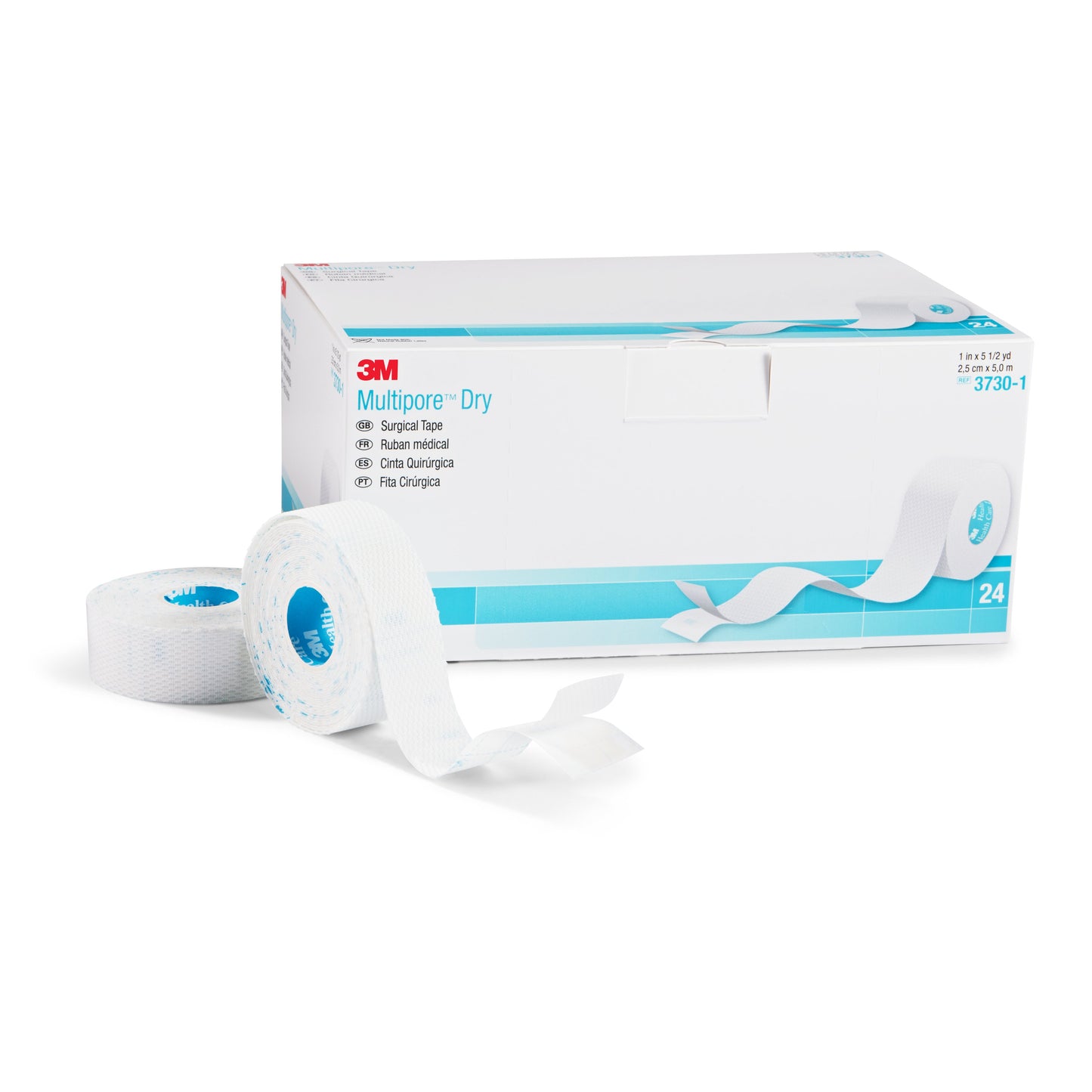 TAPE, SURGICAL DRY MULTIPORE 1"X5.5YDS
