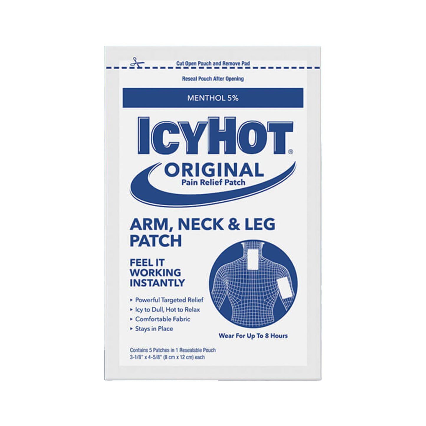 ICY HOT PAIN RELIEF, PATCH XSM