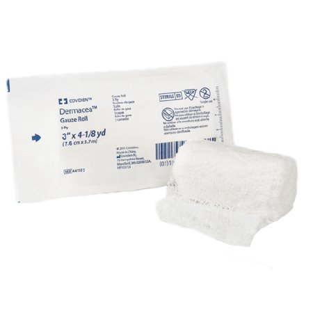 GAUZE, ROLL FLUFF DERMACEA 2PLY 3"X4YDS