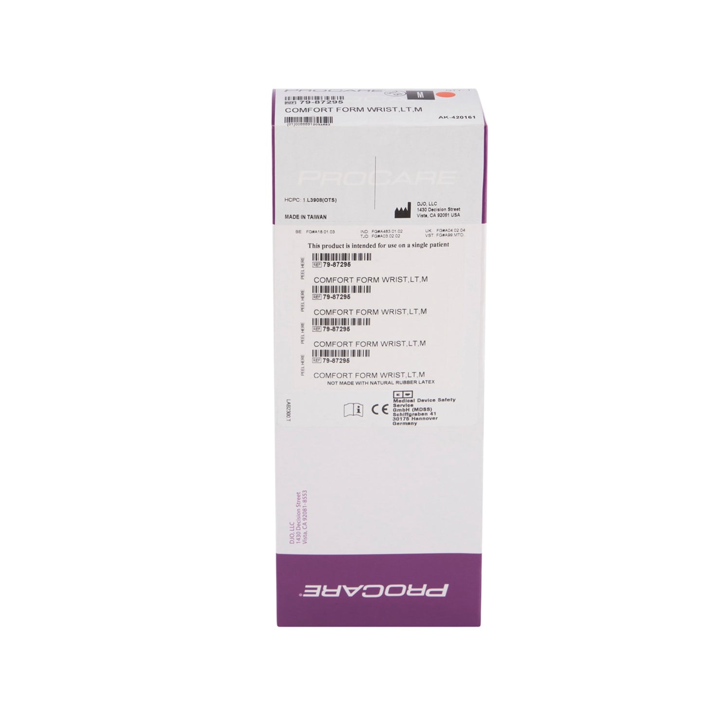 WRIST SUPPORT, COMFORT FORM LTMED DJORTH
