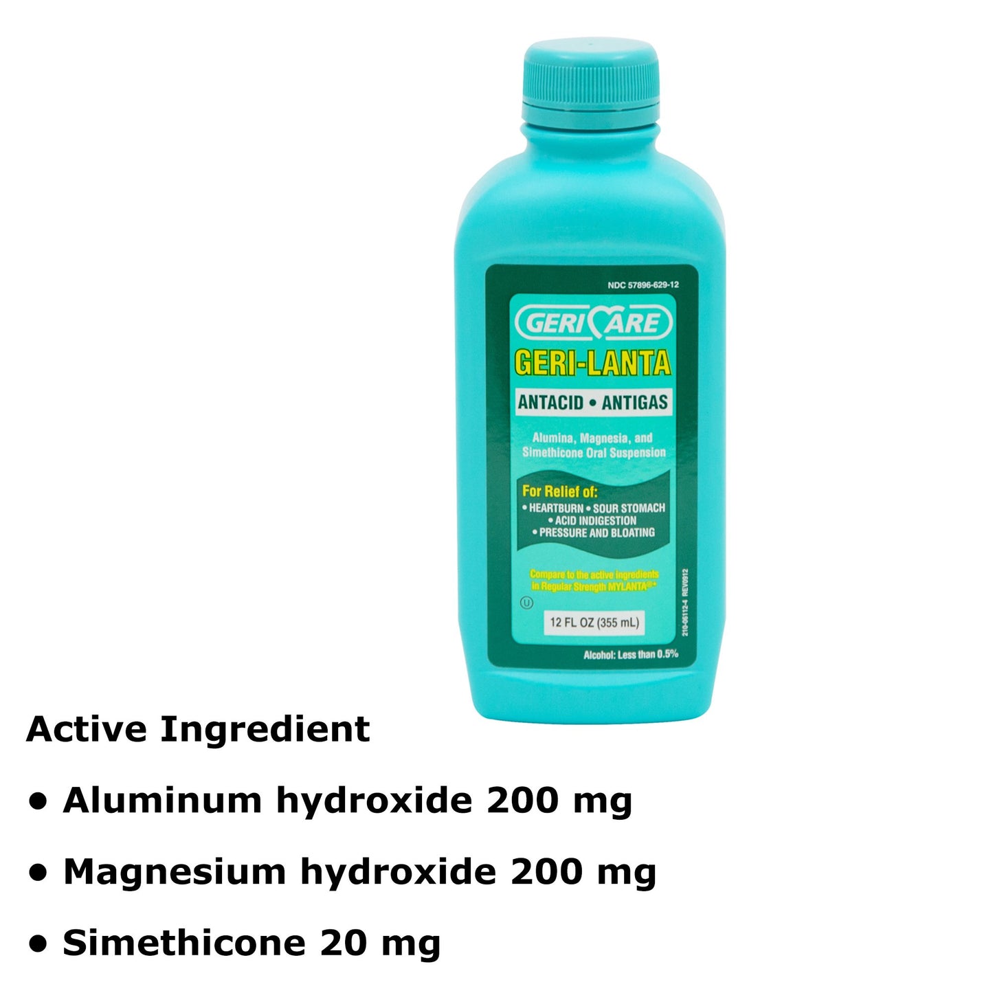 ANTACID, LIQ GERI-LANTA REGULAR STRNTH ANTIGAS 12OZ