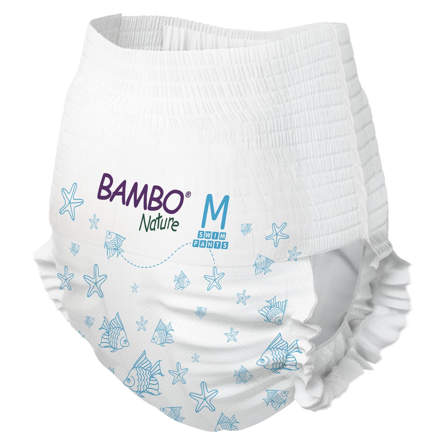 PANT, SWIM BAMBO NATURE DISP PED MED 26+LB