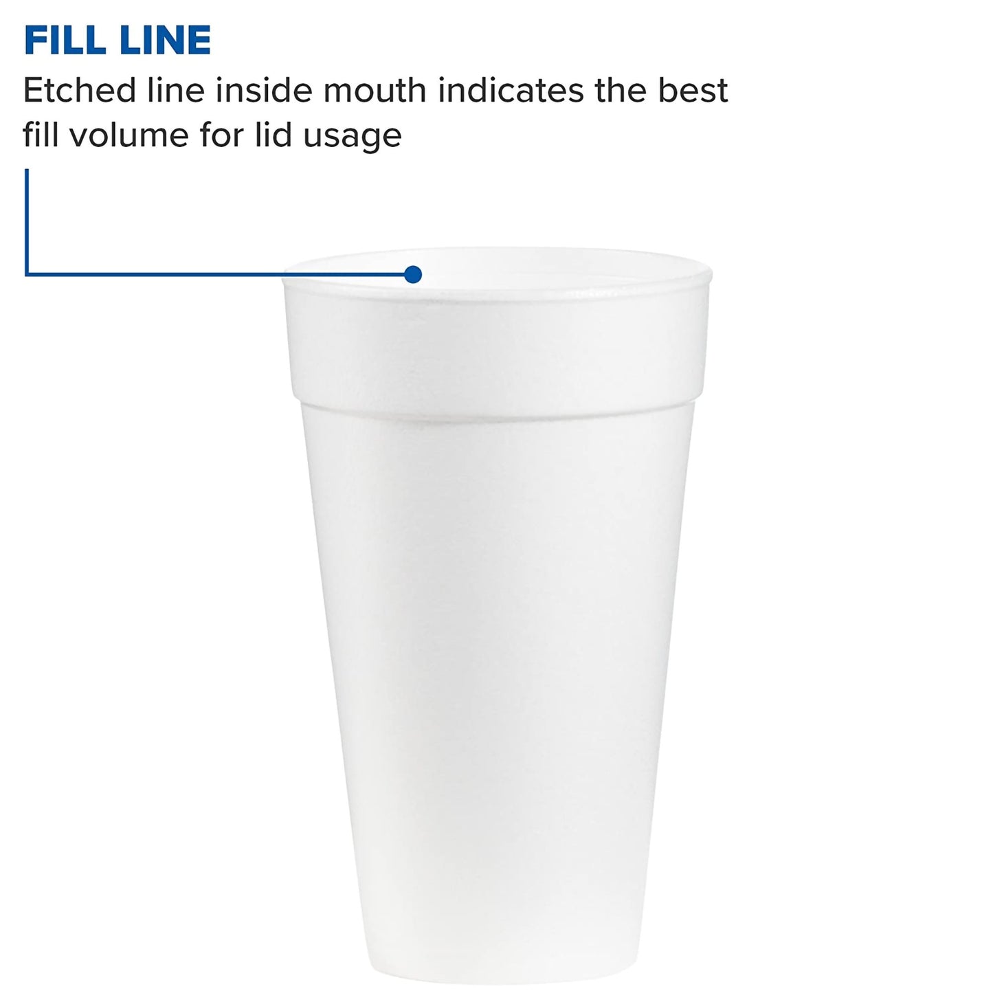 CUP, STYROFOAM 20OZ