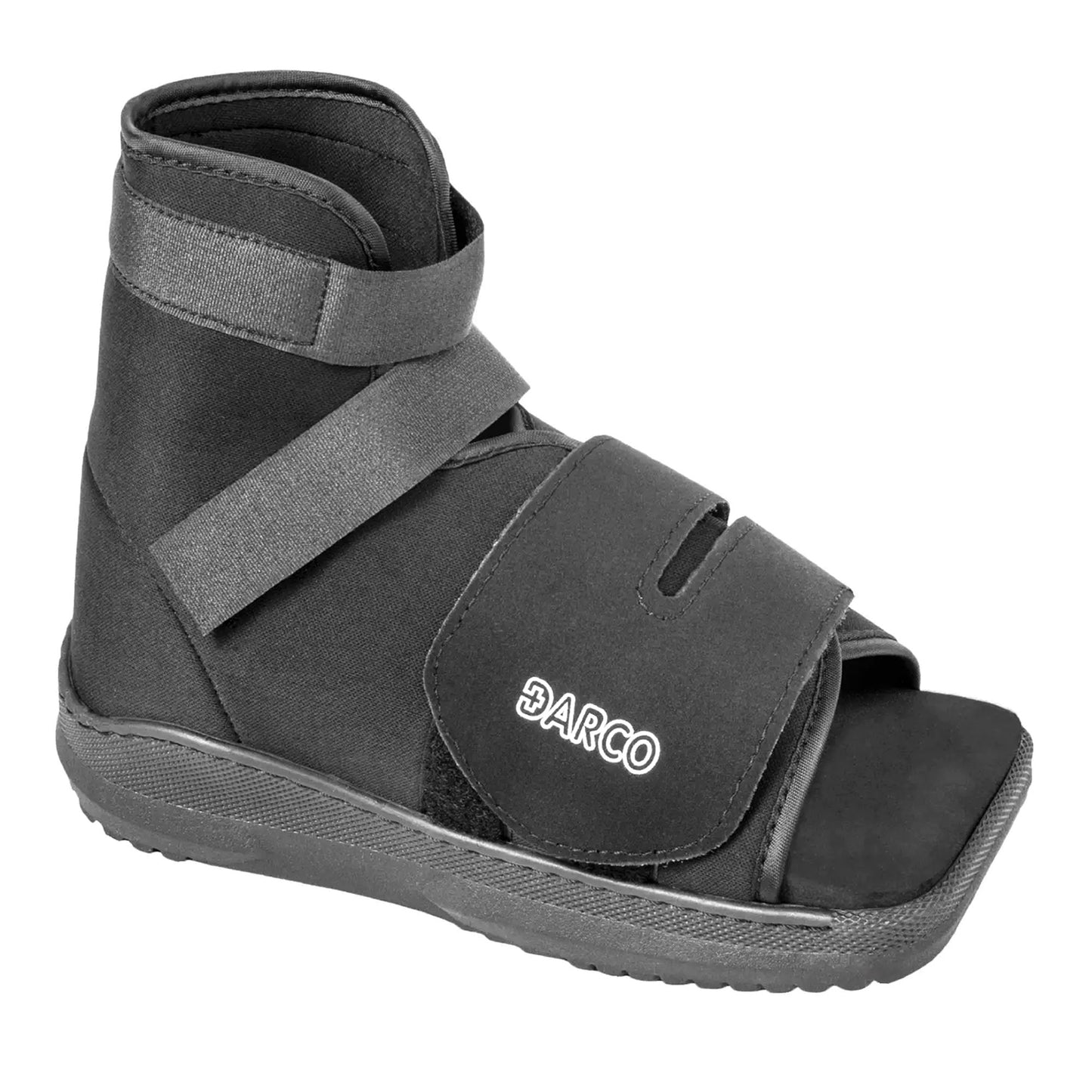 BOOT, CAST SLIMLINE W/SQ TOE BLK LG DARCO