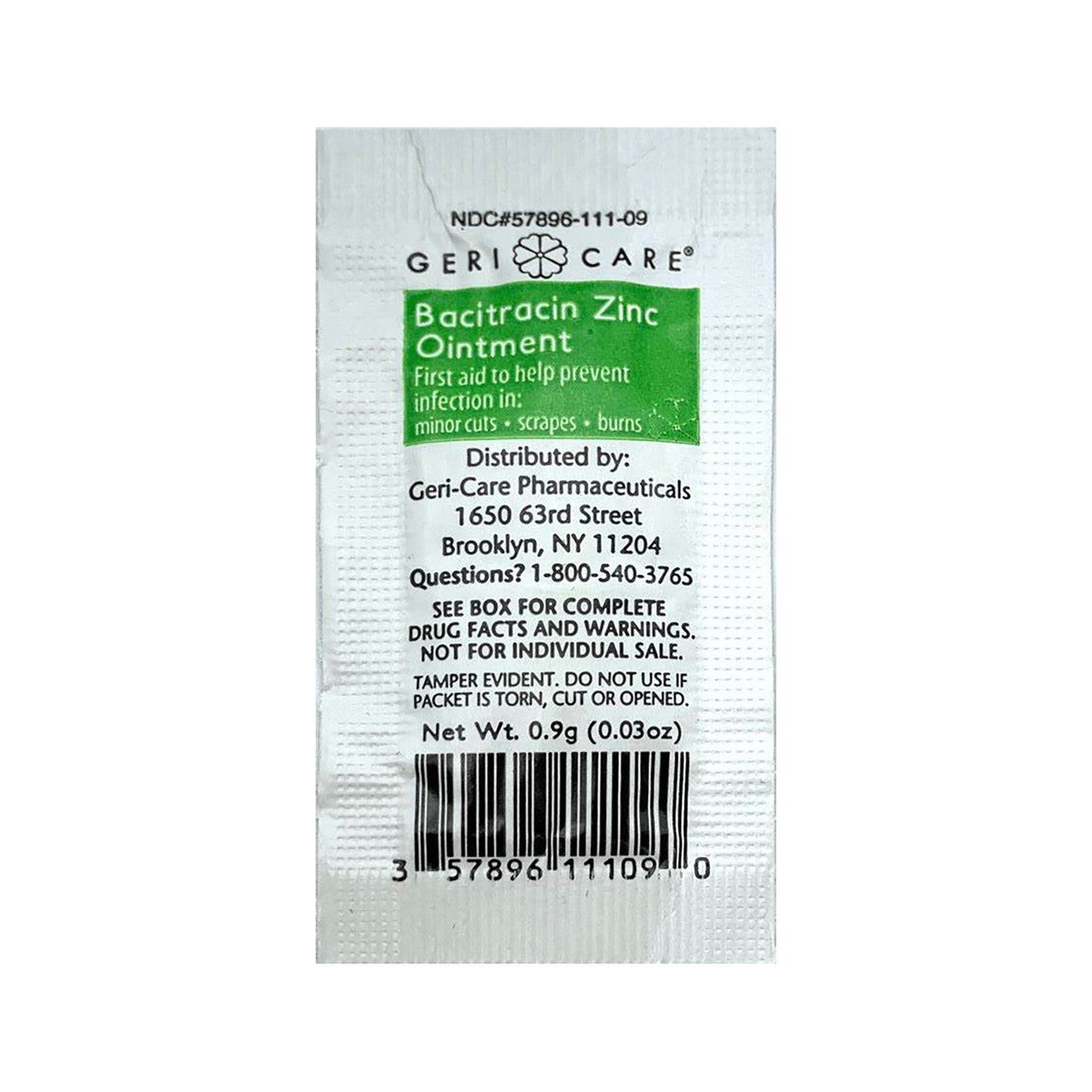 BACITRACIN ZINC, OINT 0.9GM