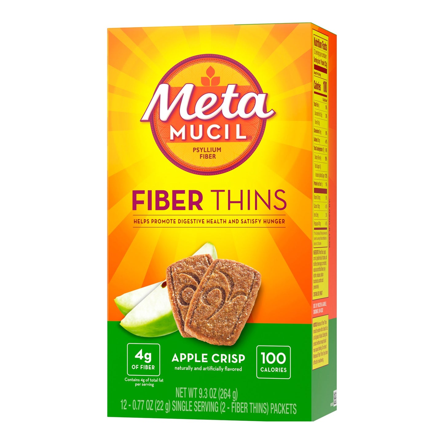 METAMUCIL FIBER, WAFER APPLE CRISP